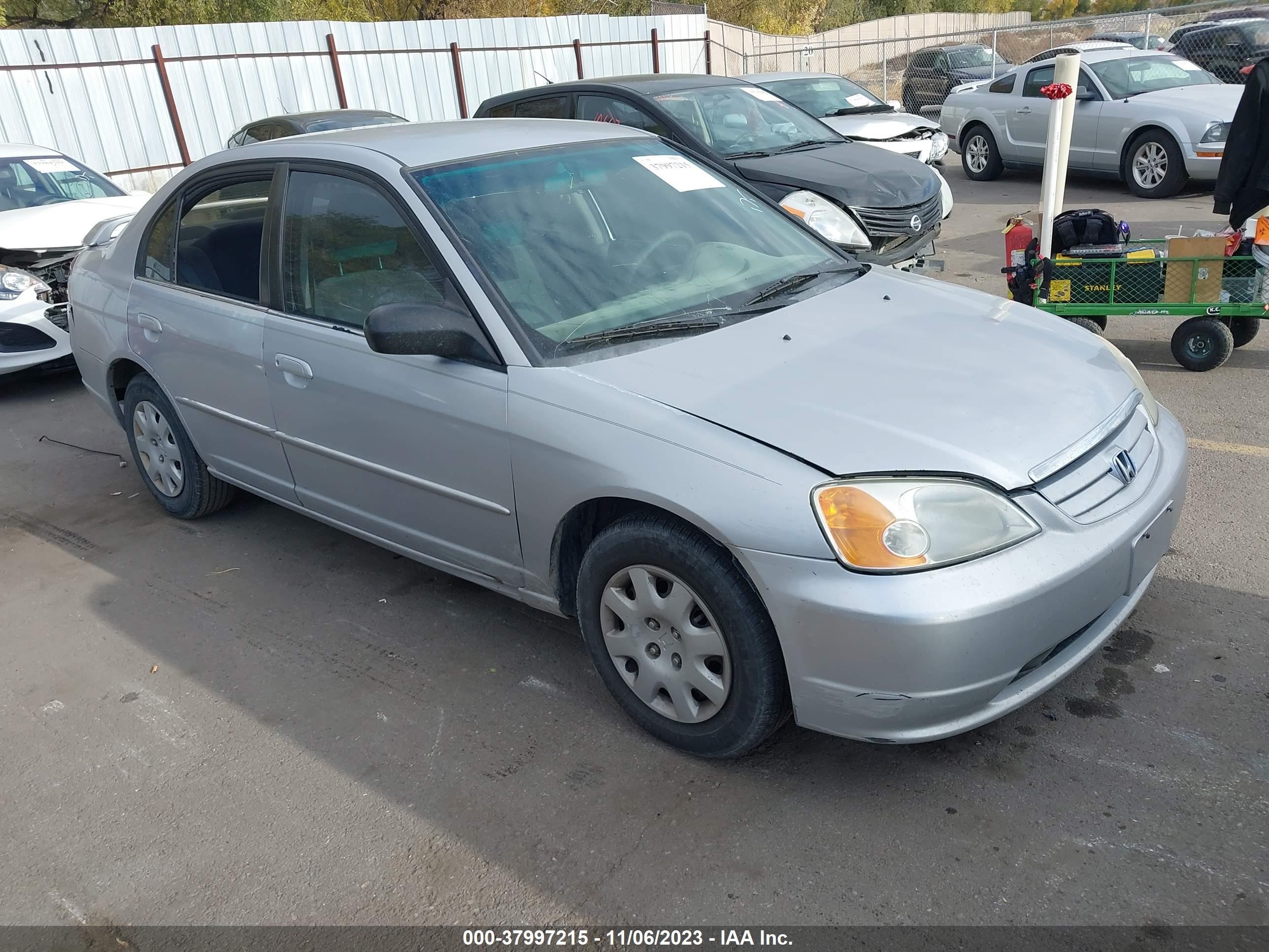 HONDA CIVIC 2002 1hges16522l049177