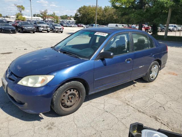 HONDA CIVIC LX 2004 1hges16524l001309