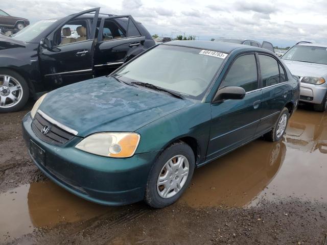 HONDA CIVIC LX 2001 1hges16531l014470