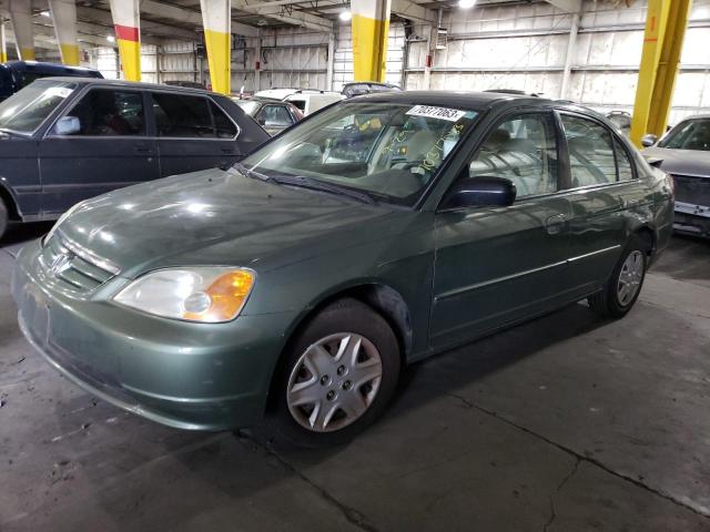 HONDA CIVIC LX 2003 1hges16533l011538