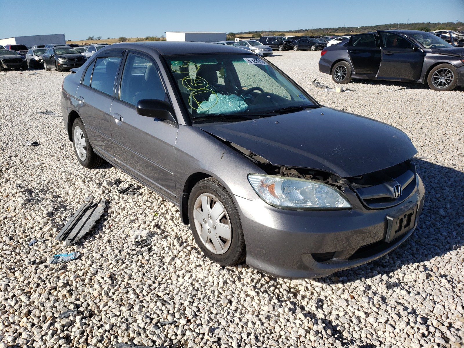 HONDA CIVIC LX 2005 1hges16545l003712