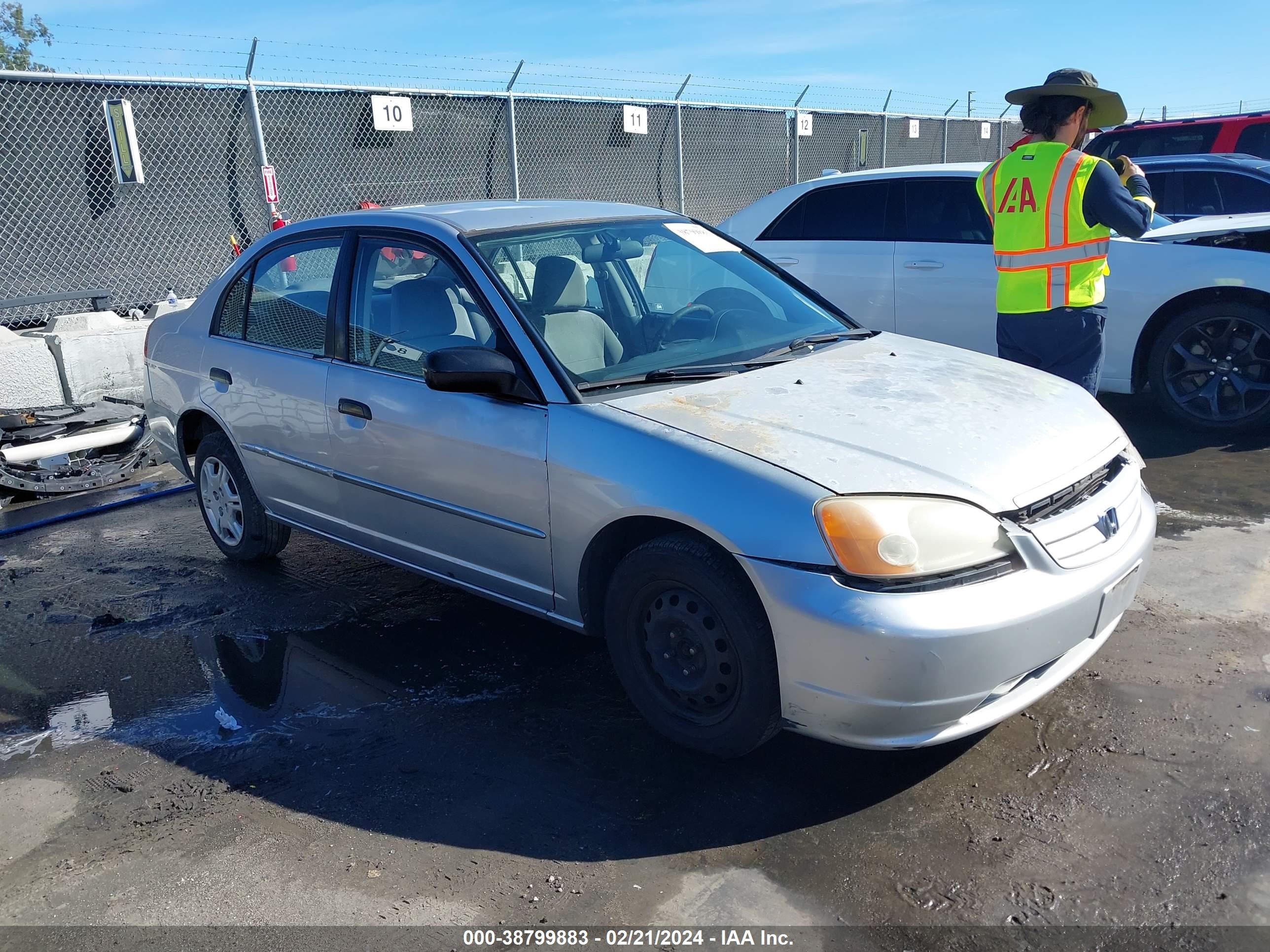 HONDA CIVIC 2001 1hges16551l069356