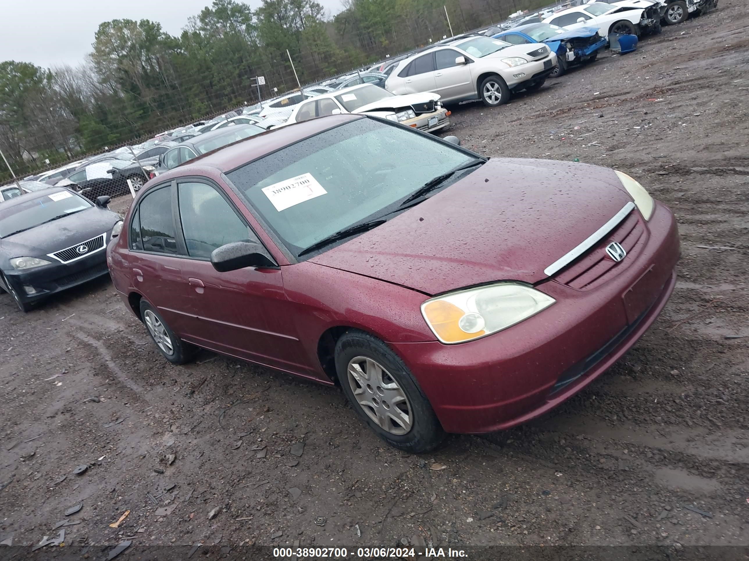 HONDA CIVIC 2003 1hges16553l032844