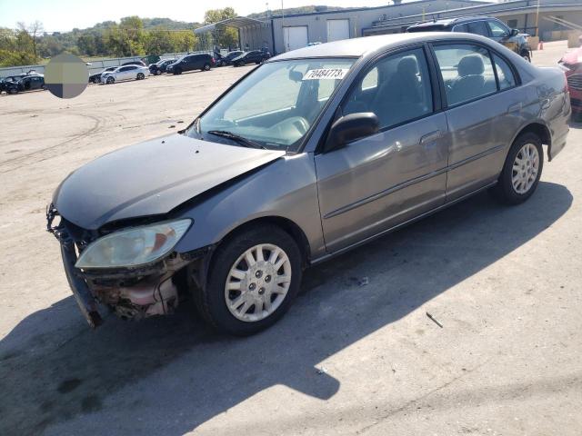 HONDA CIVIC LX 2004 1hges16554l021800