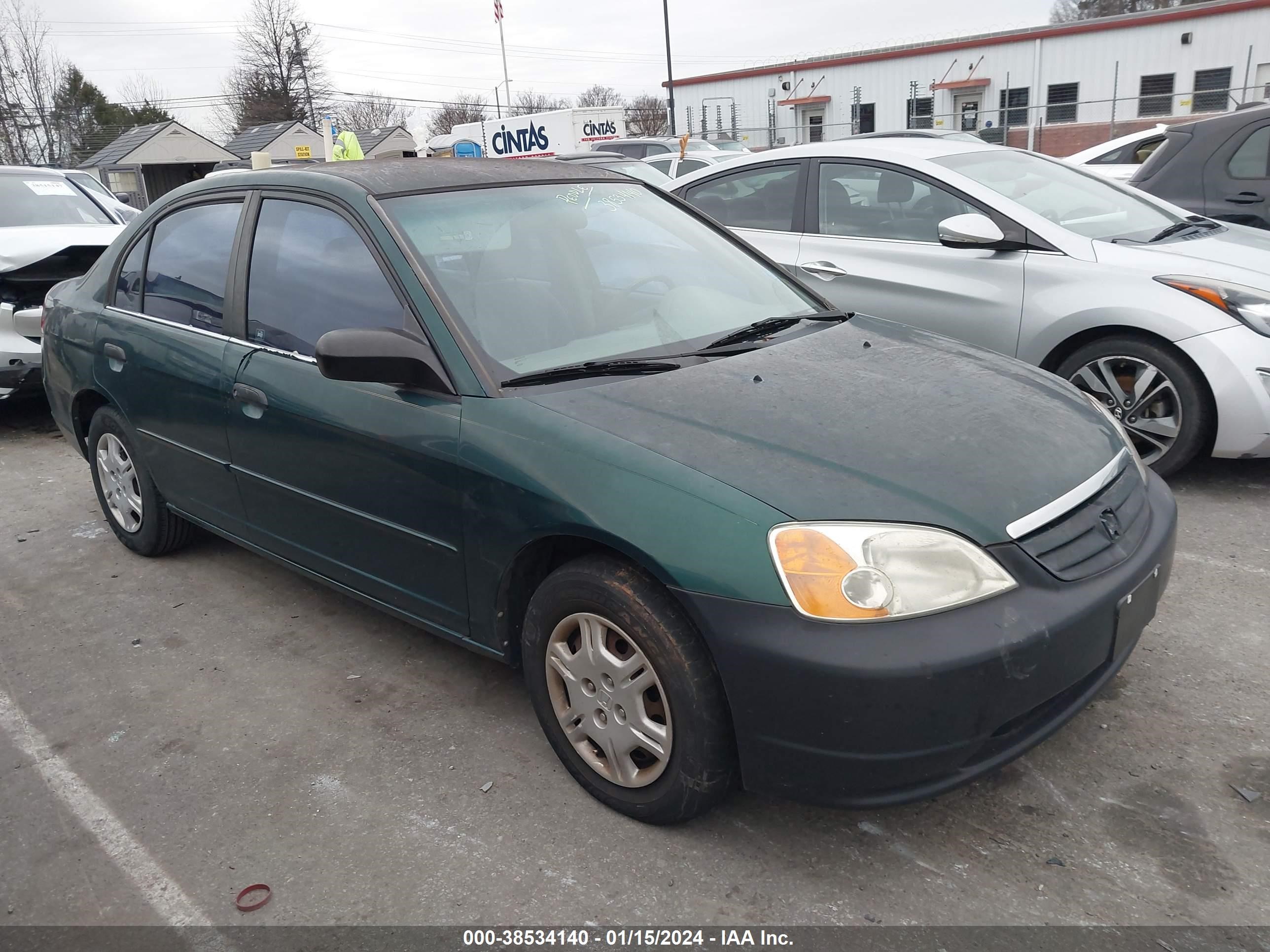 HONDA CIVIC 2001 1hges16561l049293