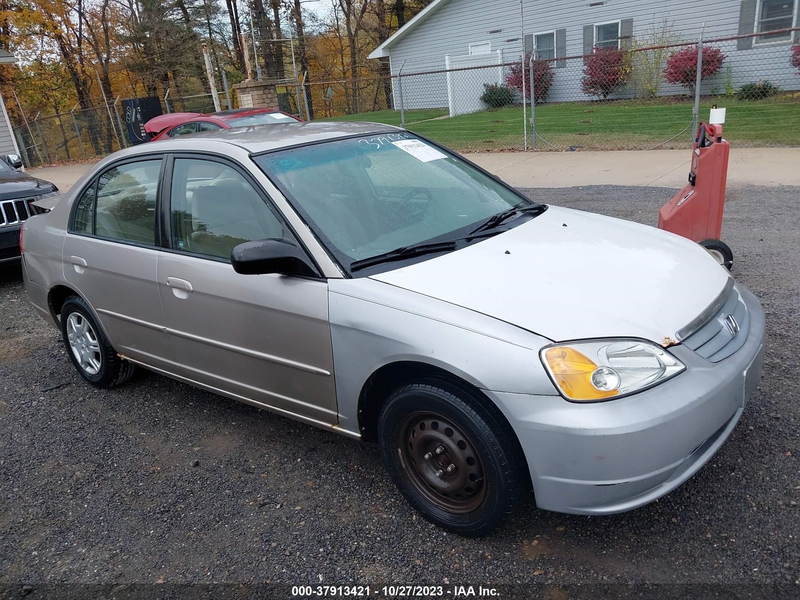 HONDA CIVIC 2002 1hges16562l078827