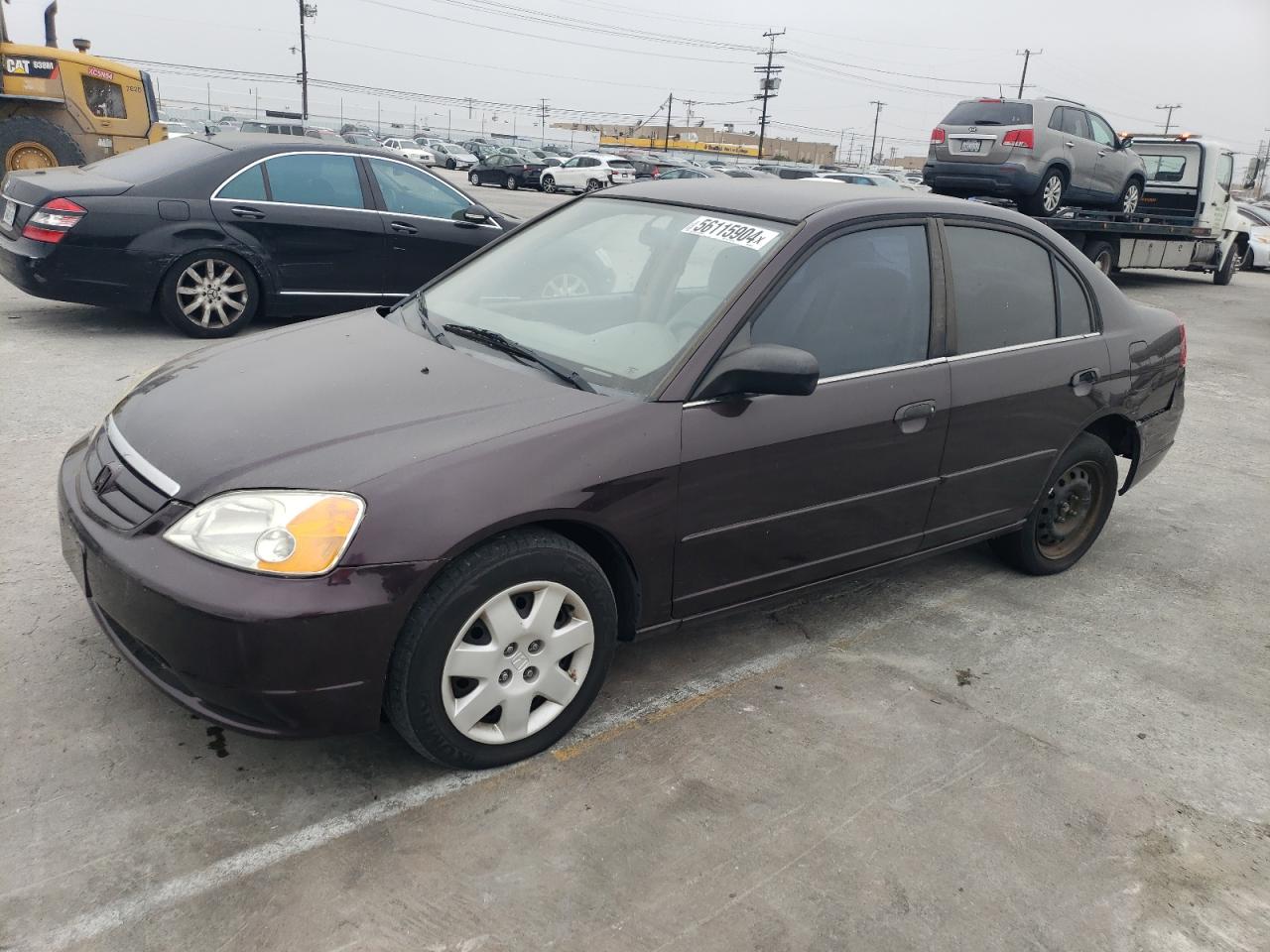 HONDA CIVIC 2001 1hges16571l004668