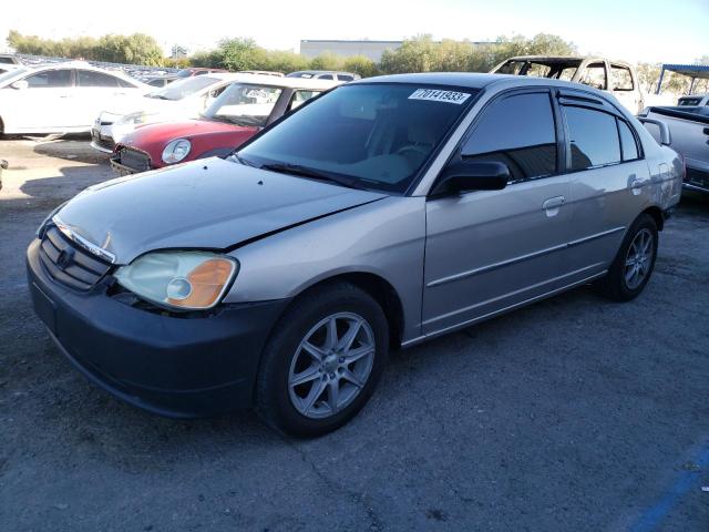 HONDA CIVIC LX 2002 1hges16572l078836