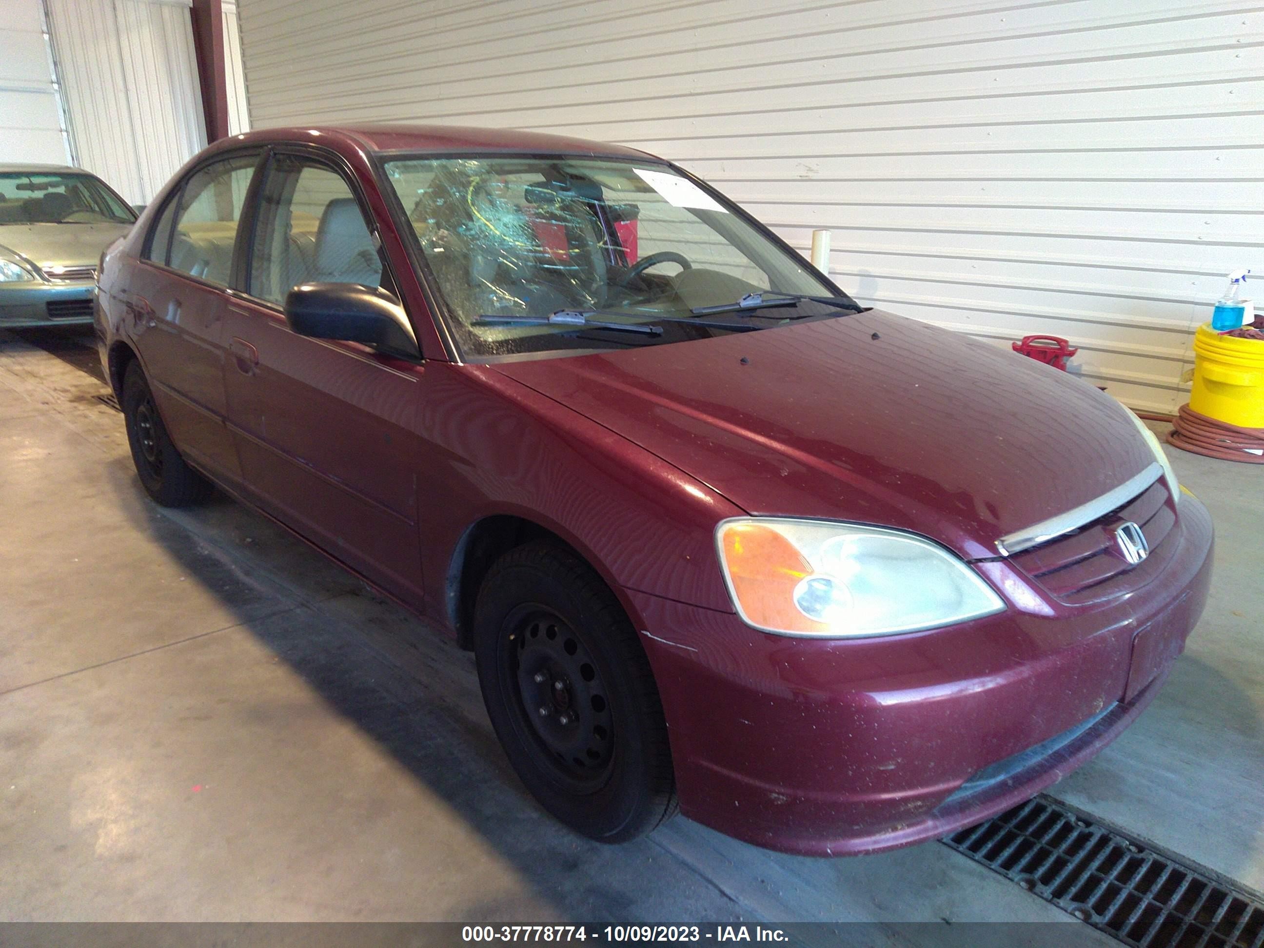 HONDA CIVIC 2003 1hges16583l022969