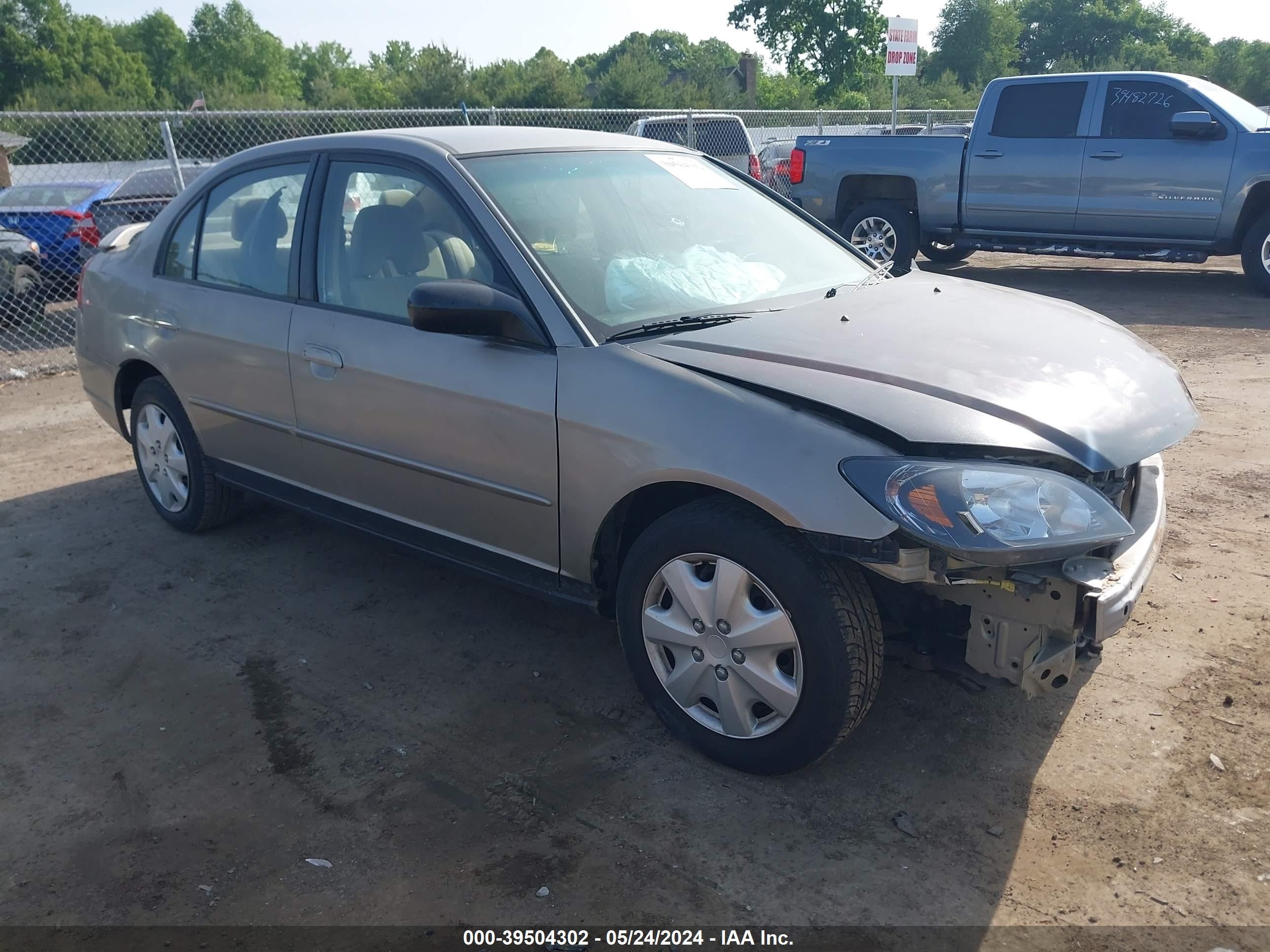 HONDA CIVIC 2004 1hges16584l011455