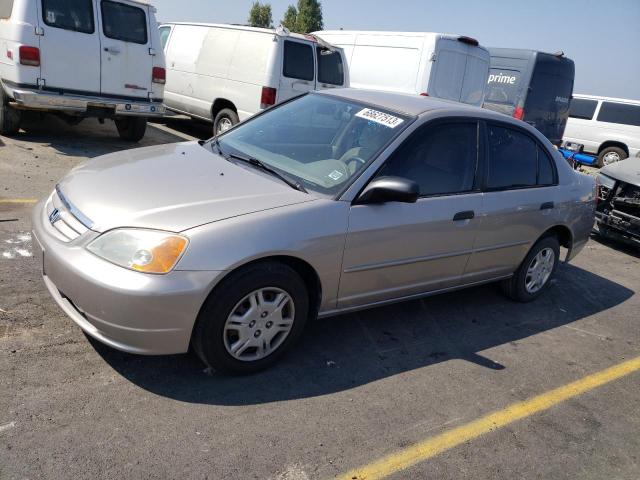 HONDA CIVIC LX 2001 1hges16591l018443