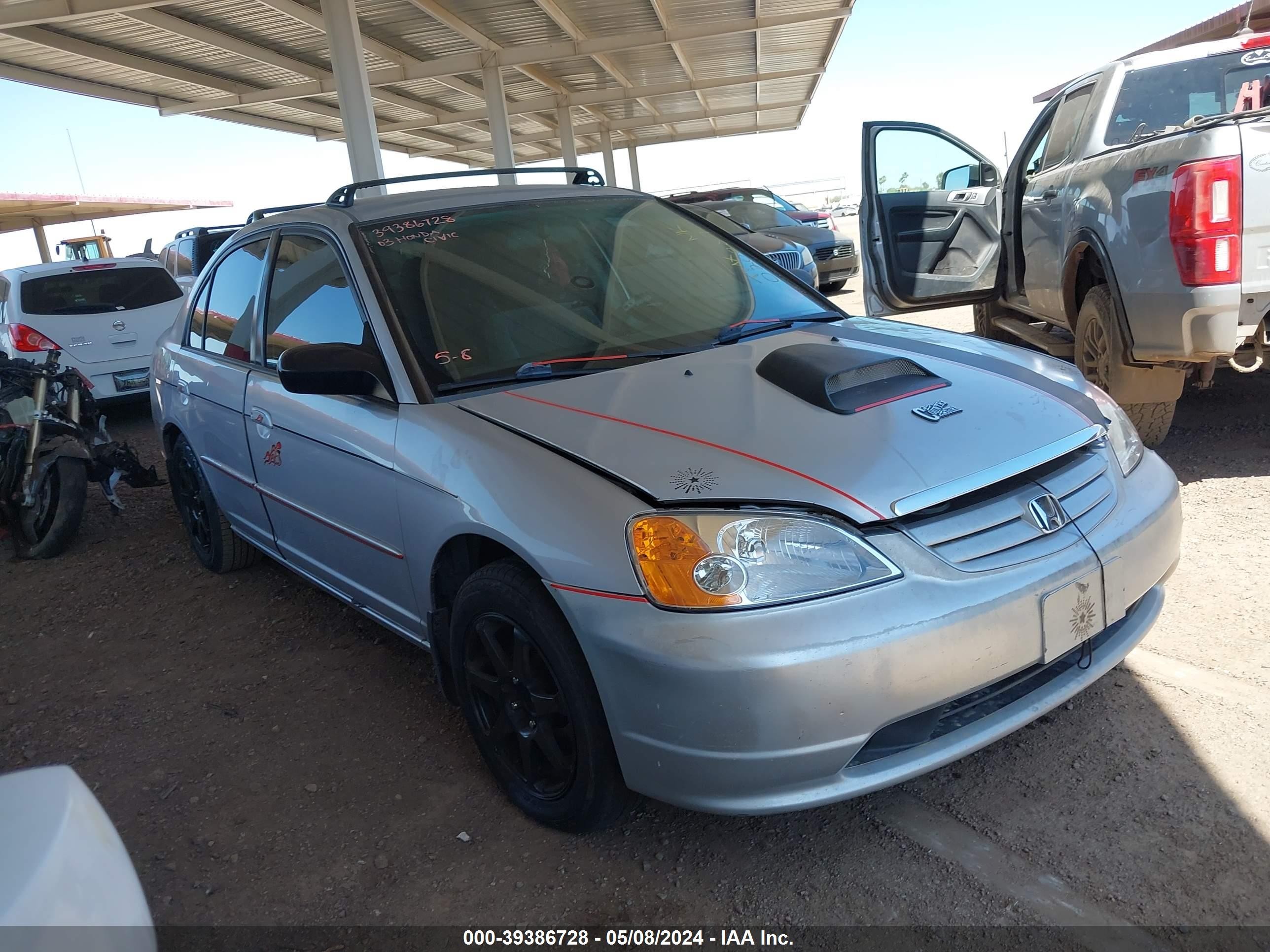 HONDA CIVIC 2003 1hges16593l020289