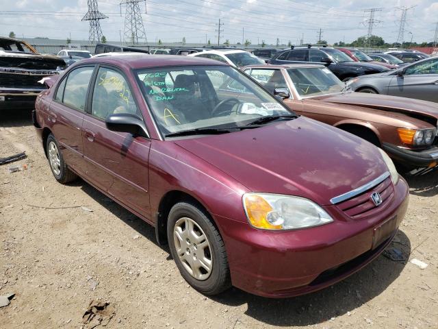 HONDA CIVIC LX 2002 1hges16692l034068