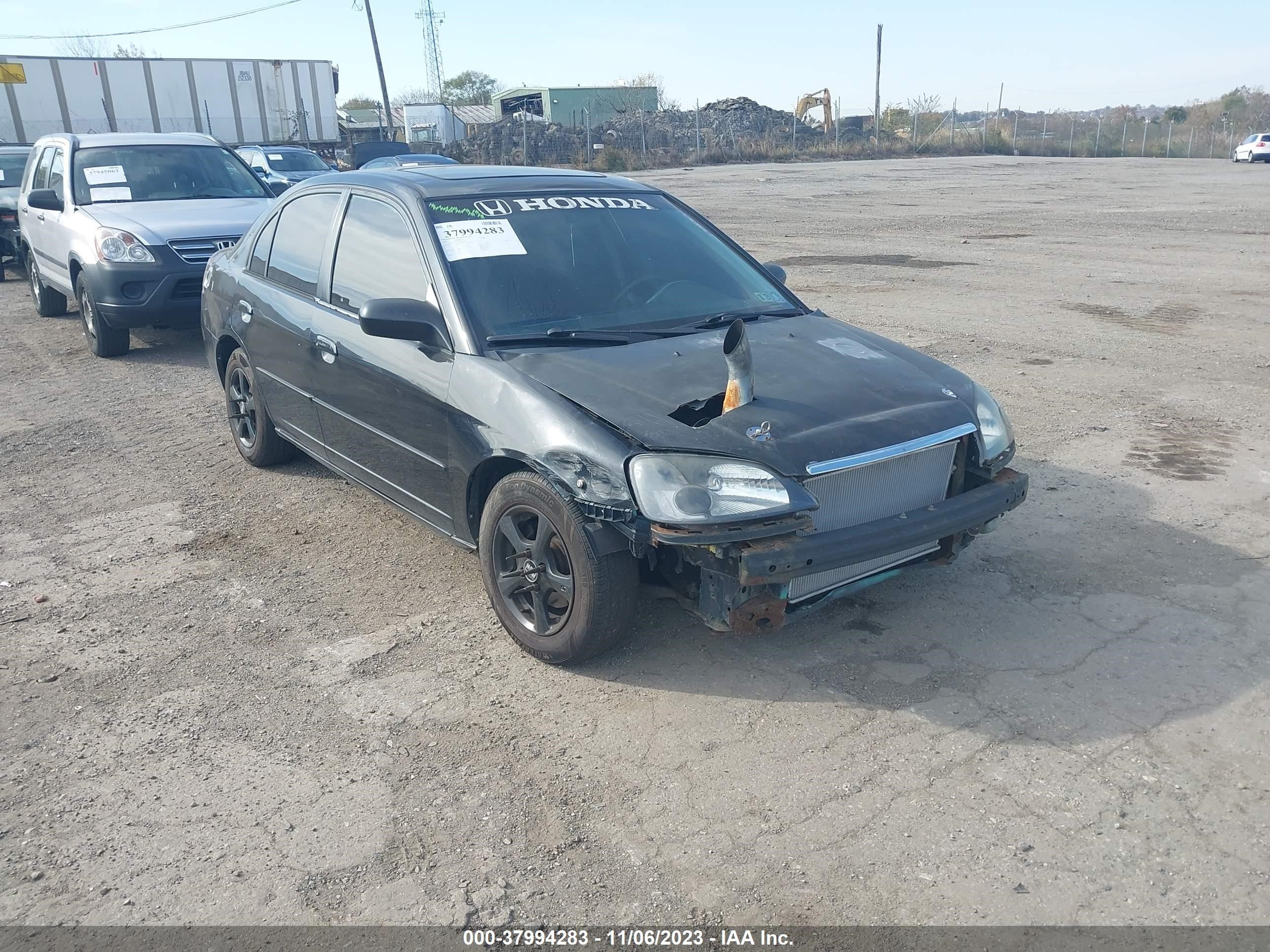 HONDA CIVIC 2001 1hges25791l024879