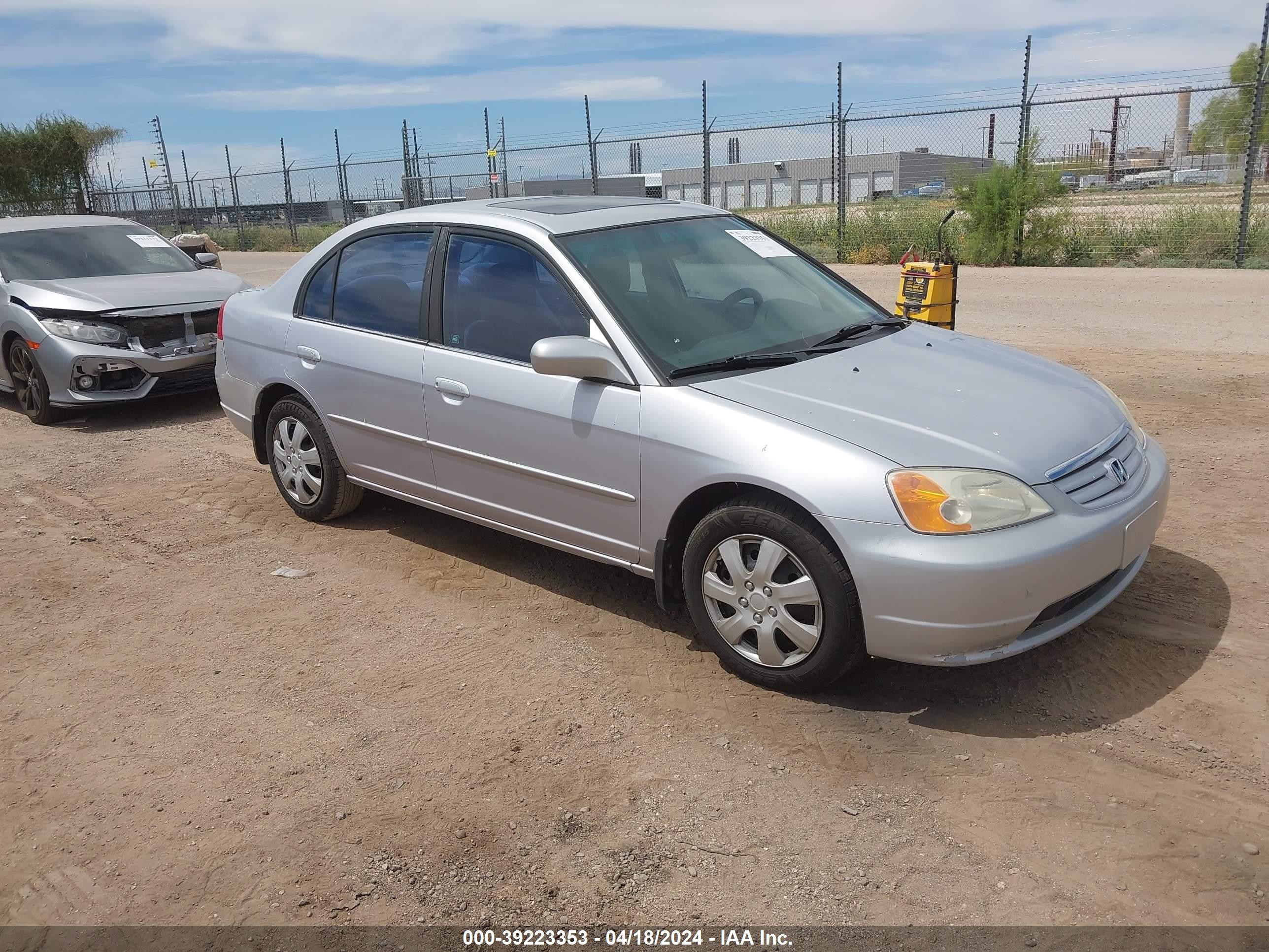 HONDA CIVIC 2001 1hges26701l038359