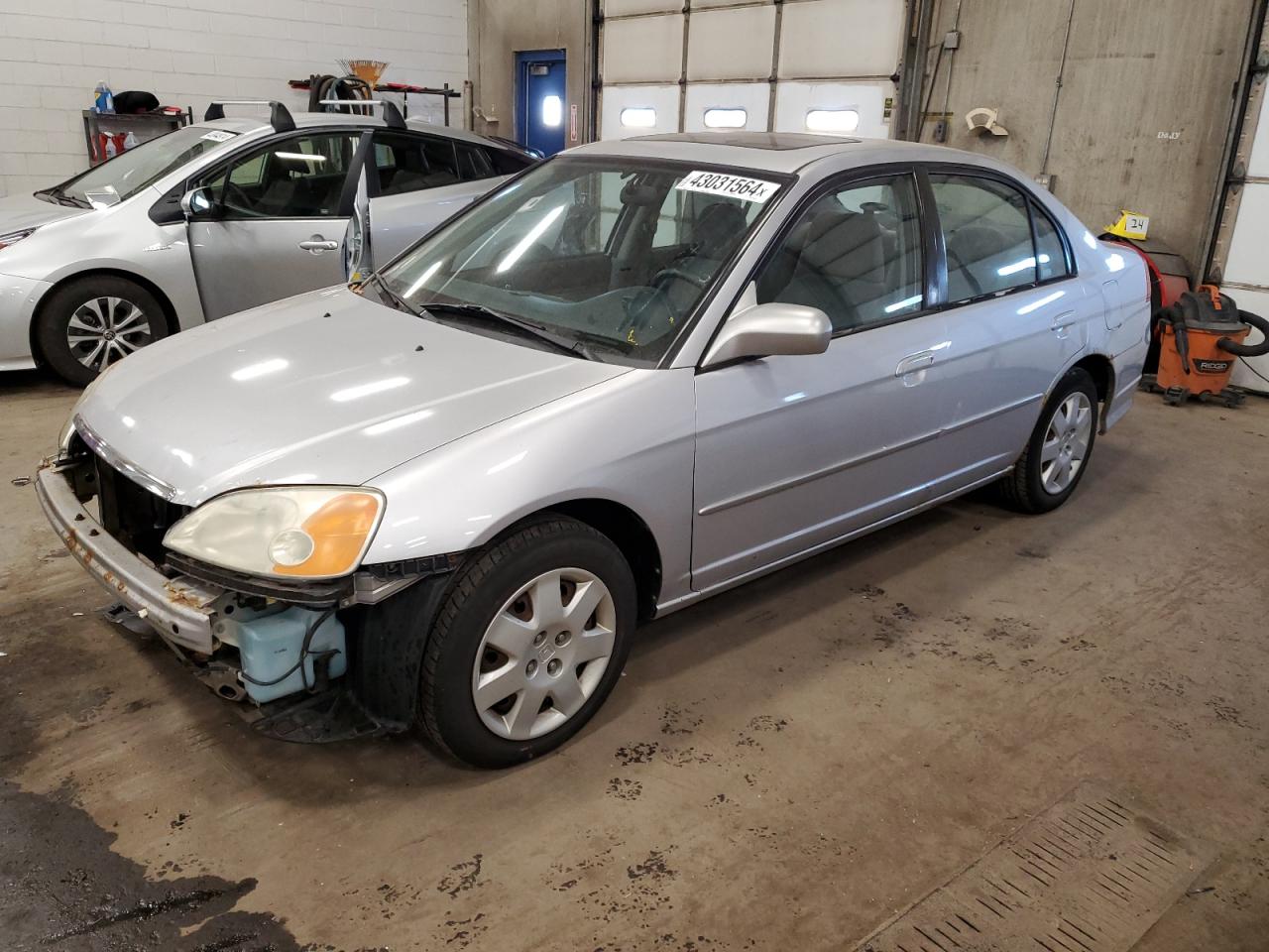 HONDA CIVIC 2002 1hges26702l074344