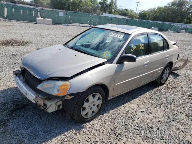 HONDA CIVIC 2002 1hges26712l073705