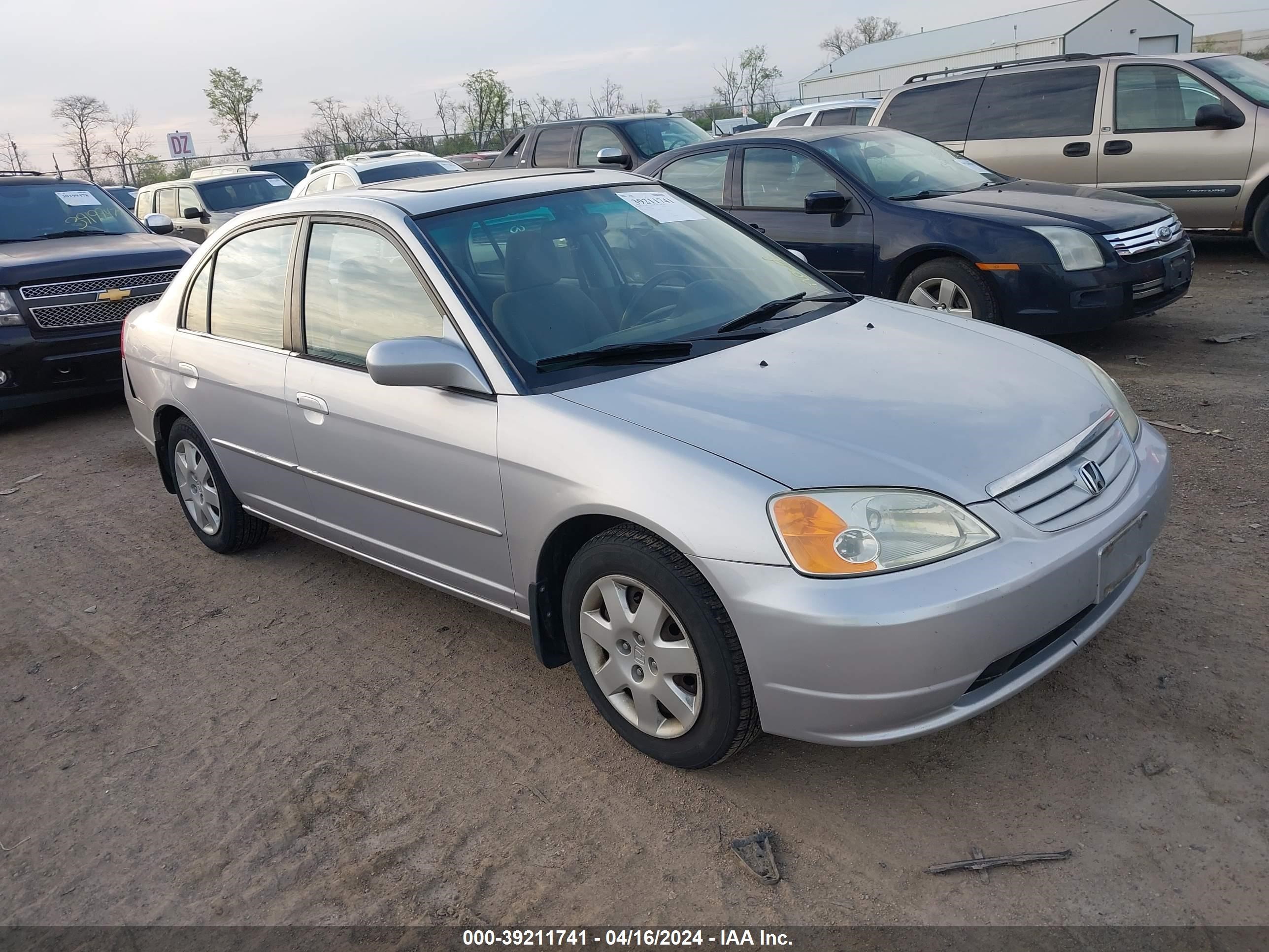 HONDA CIVIC 2002 1hges26732l026093