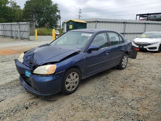 HONDA CIVIC EX 2003 1hges26733l009103