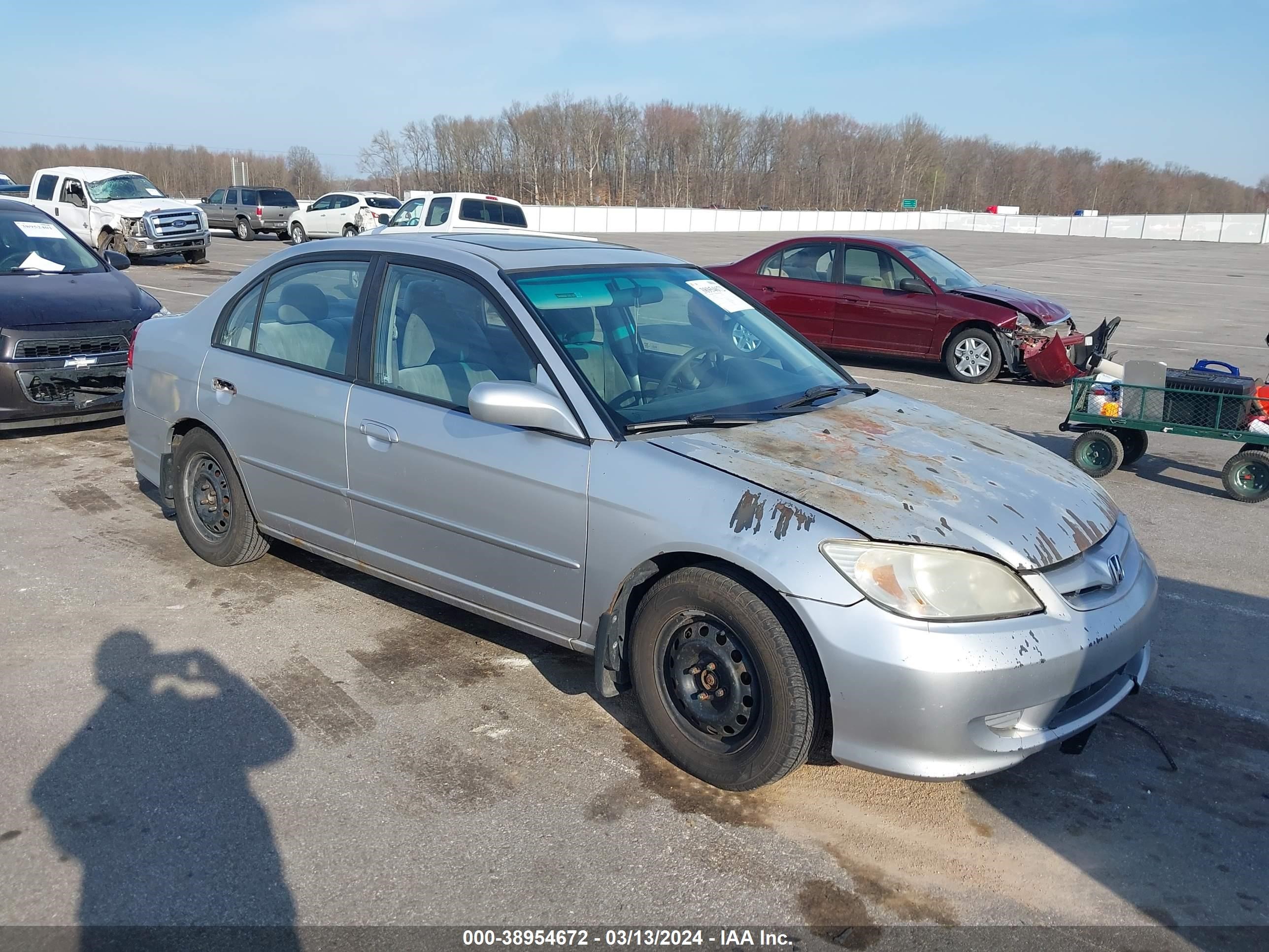 HONDA CIVIC 2005 1hges26735l004082