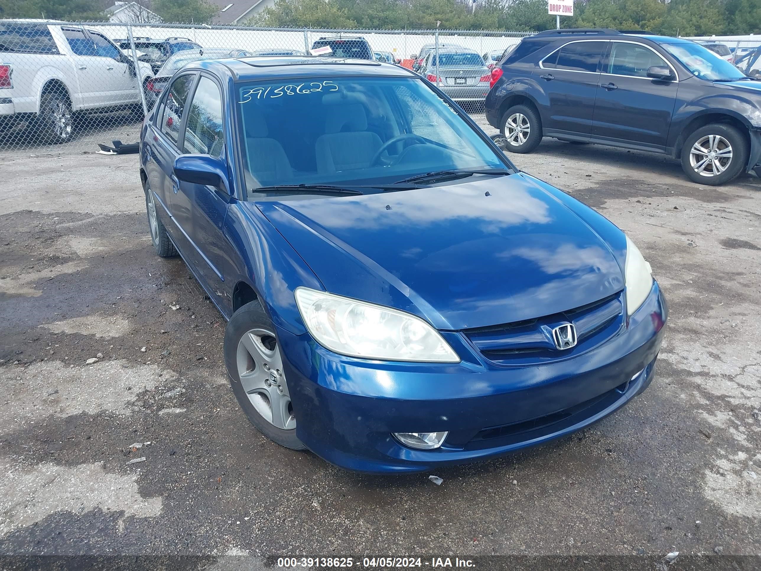 HONDA CIVIC 2005 1hges26735l018385