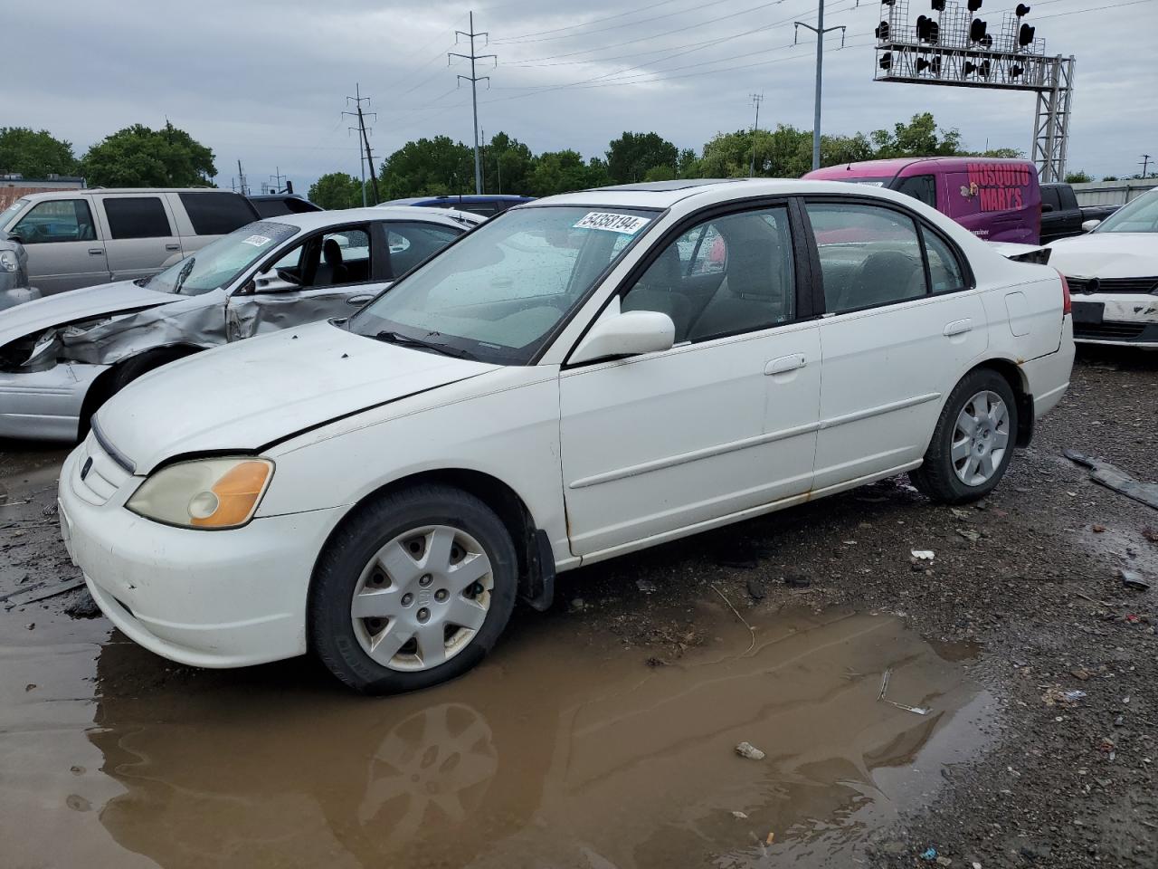 HONDA CIVIC 2002 1hges26742l022358