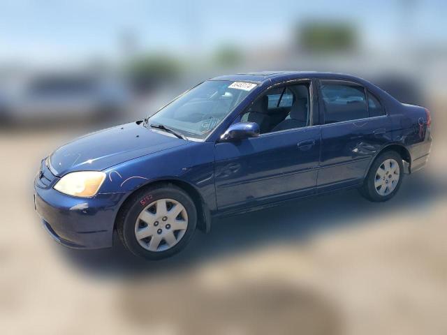 HONDA CIVIC 2001 1hges26751l047557