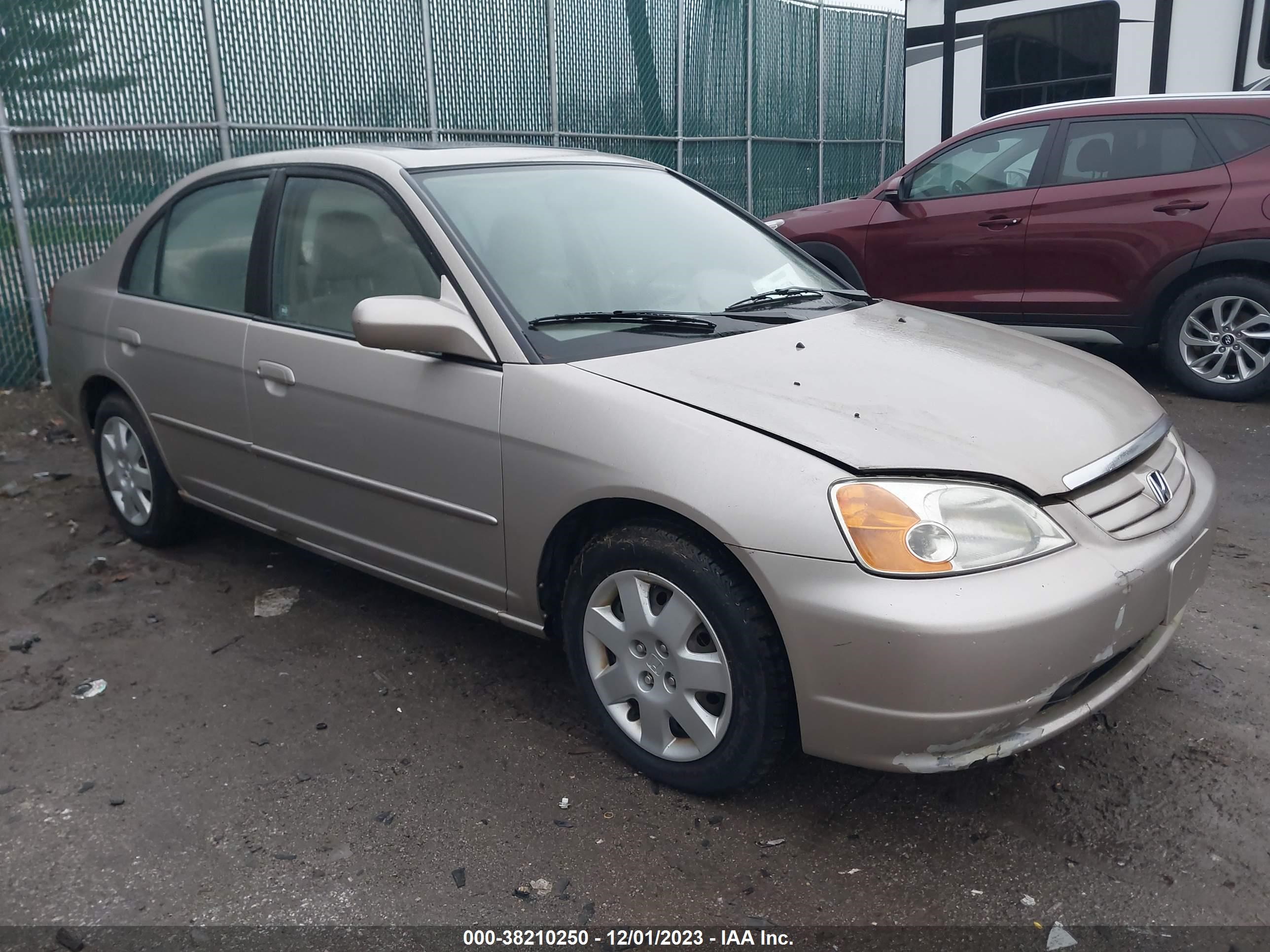 HONDA CIVIC 2001 1hges26751l069106