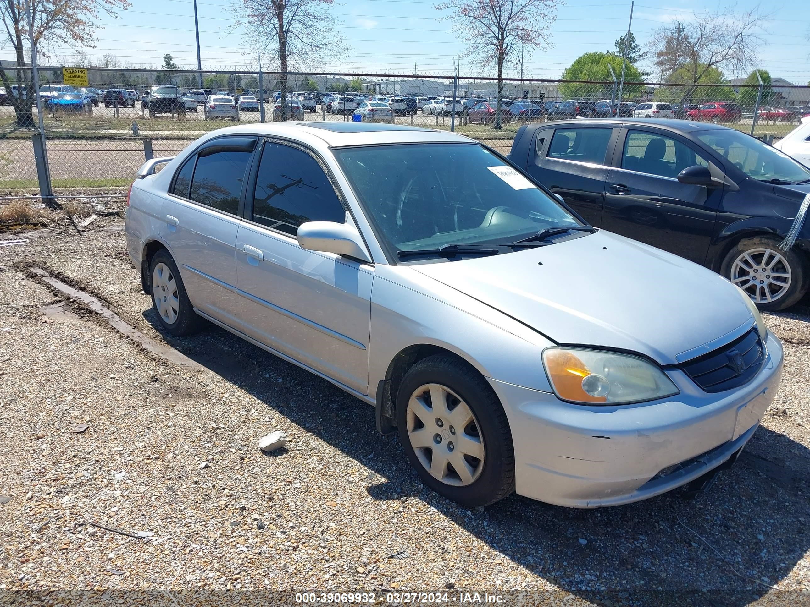 HONDA CIVIC 2002 1hges26752l034177