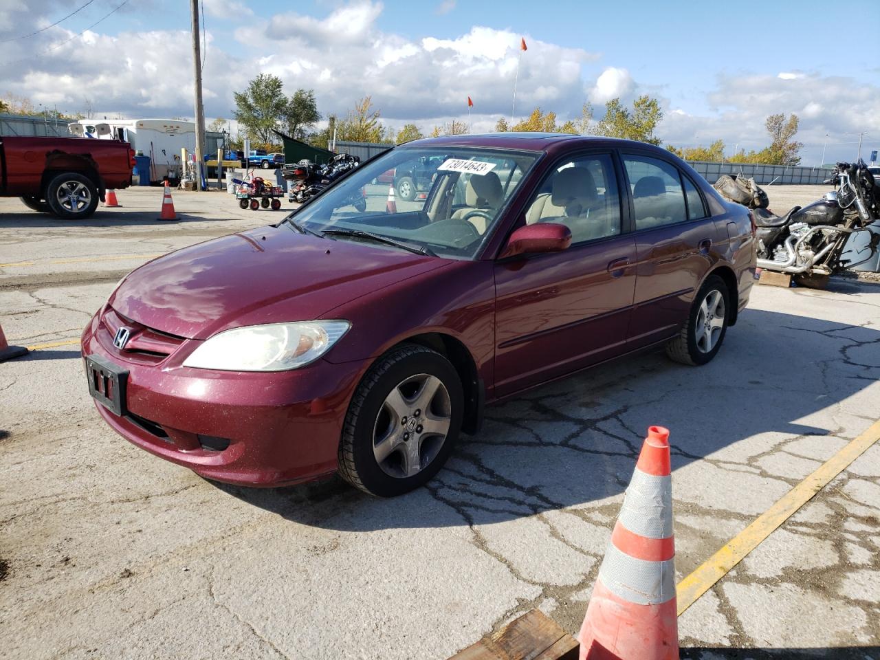 HONDA CIVIC 2004 1hges26754l000548