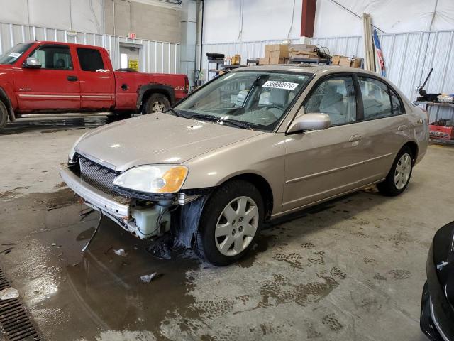 HONDA CIVIC 2001 1hges26771l068510