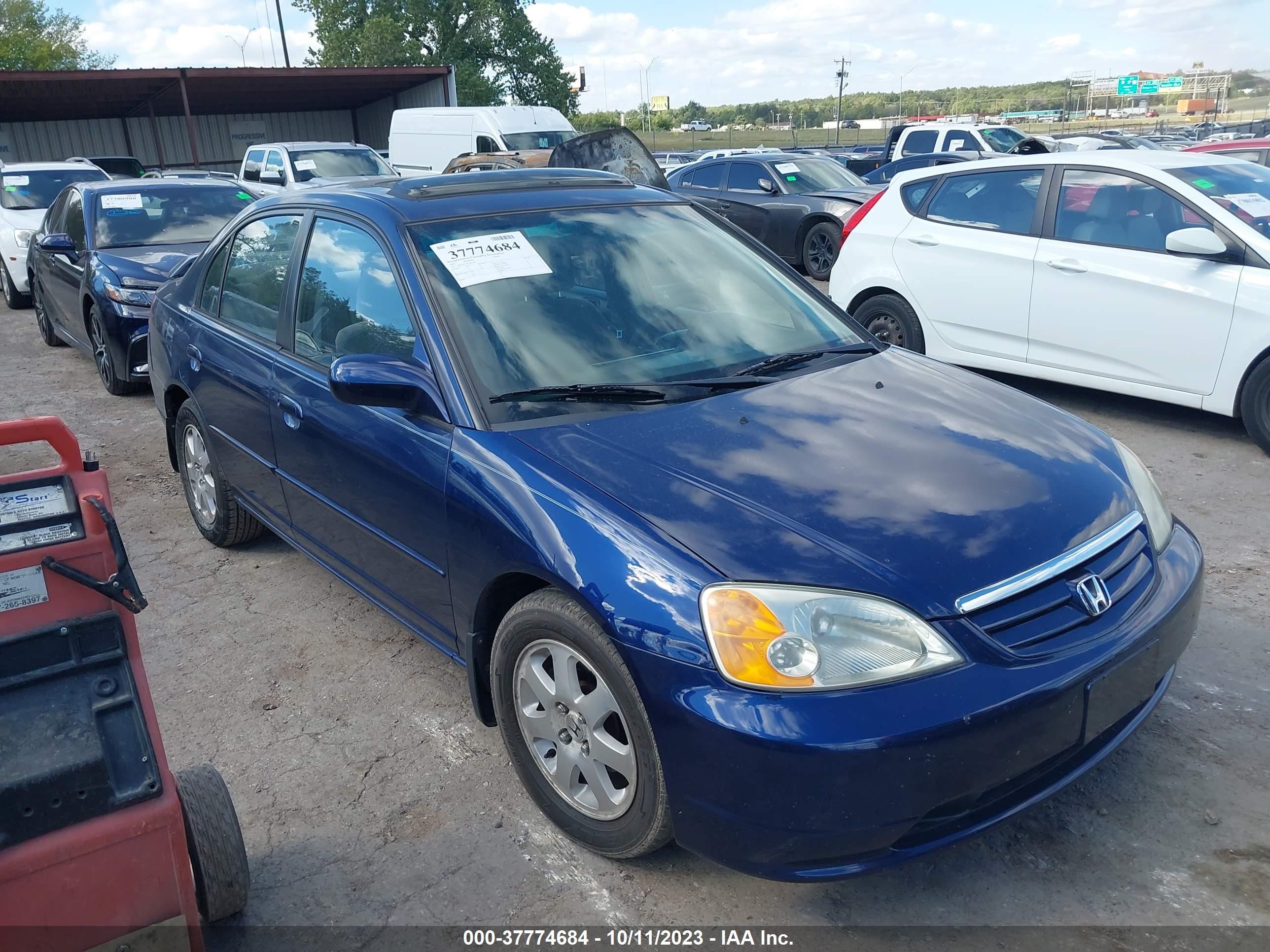 HONDA CIVIC 2001 1hges26781l000345