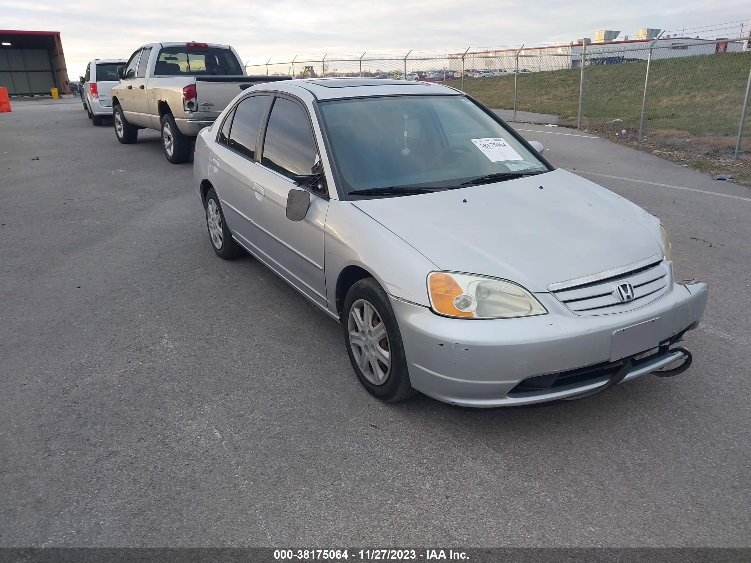 HONDA CIVIC 2003 1hges26783l009808