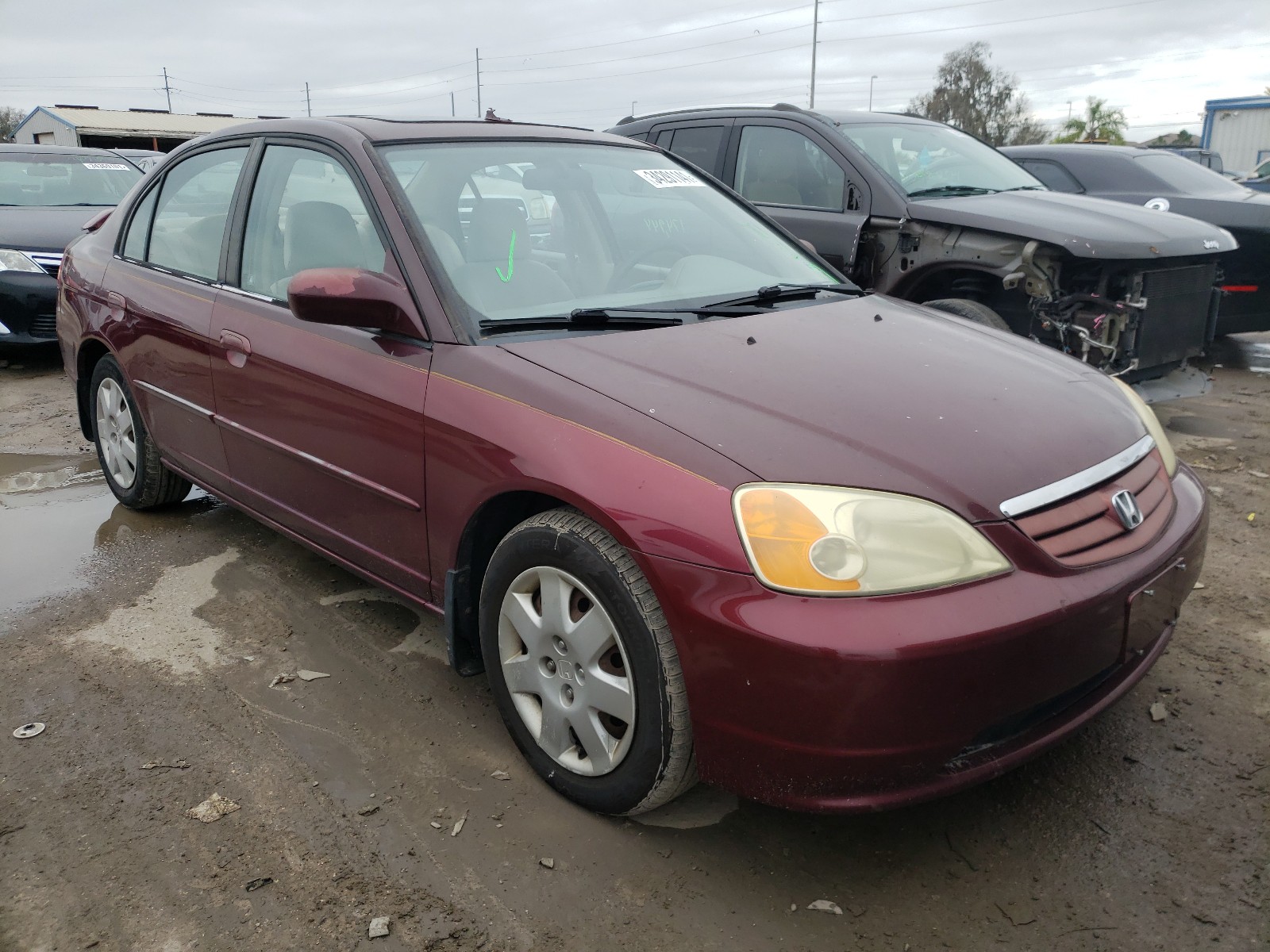 HONDA CIVIC EX 2002 1hges26842l045602