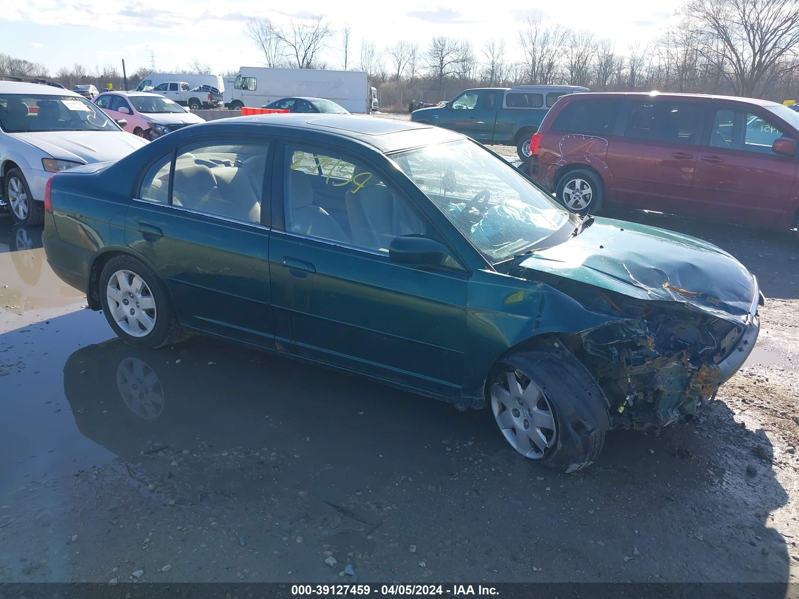 HONDA CIVIC 2002 1hges26852l022412