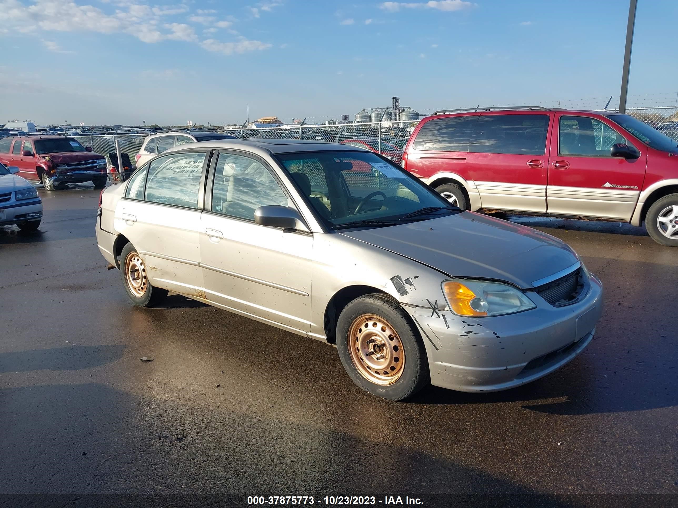 HONDA CIVIC 2002 1hges26852l082173