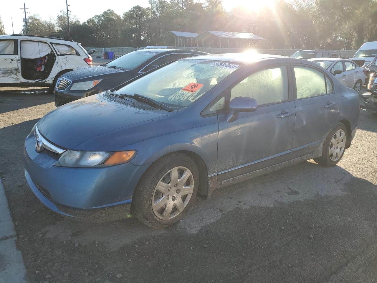 HONDA CIVIC 2007 1hgfa15597l140270