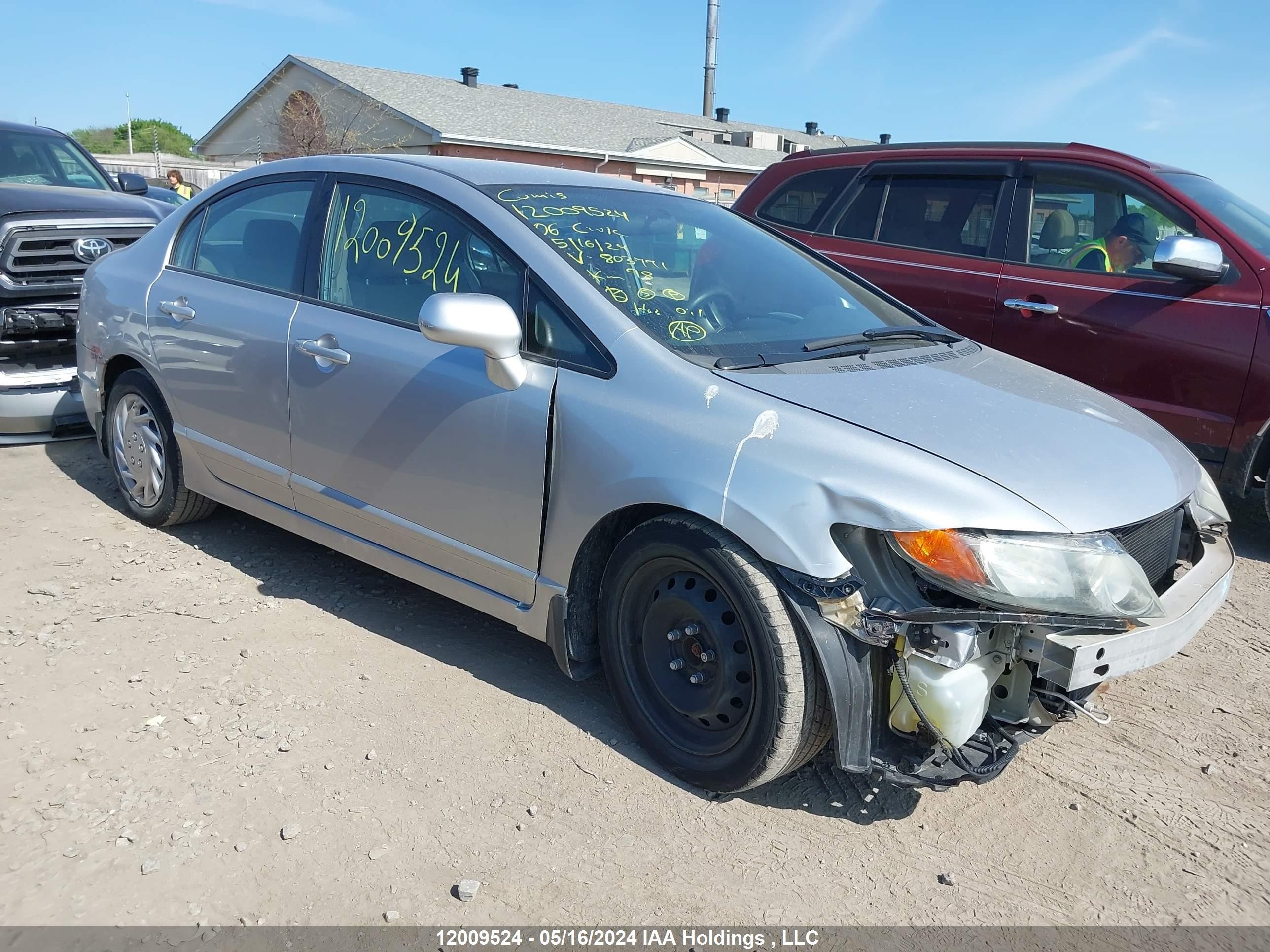 HONDA CIVIC 2006 1hgfa164x6l803771