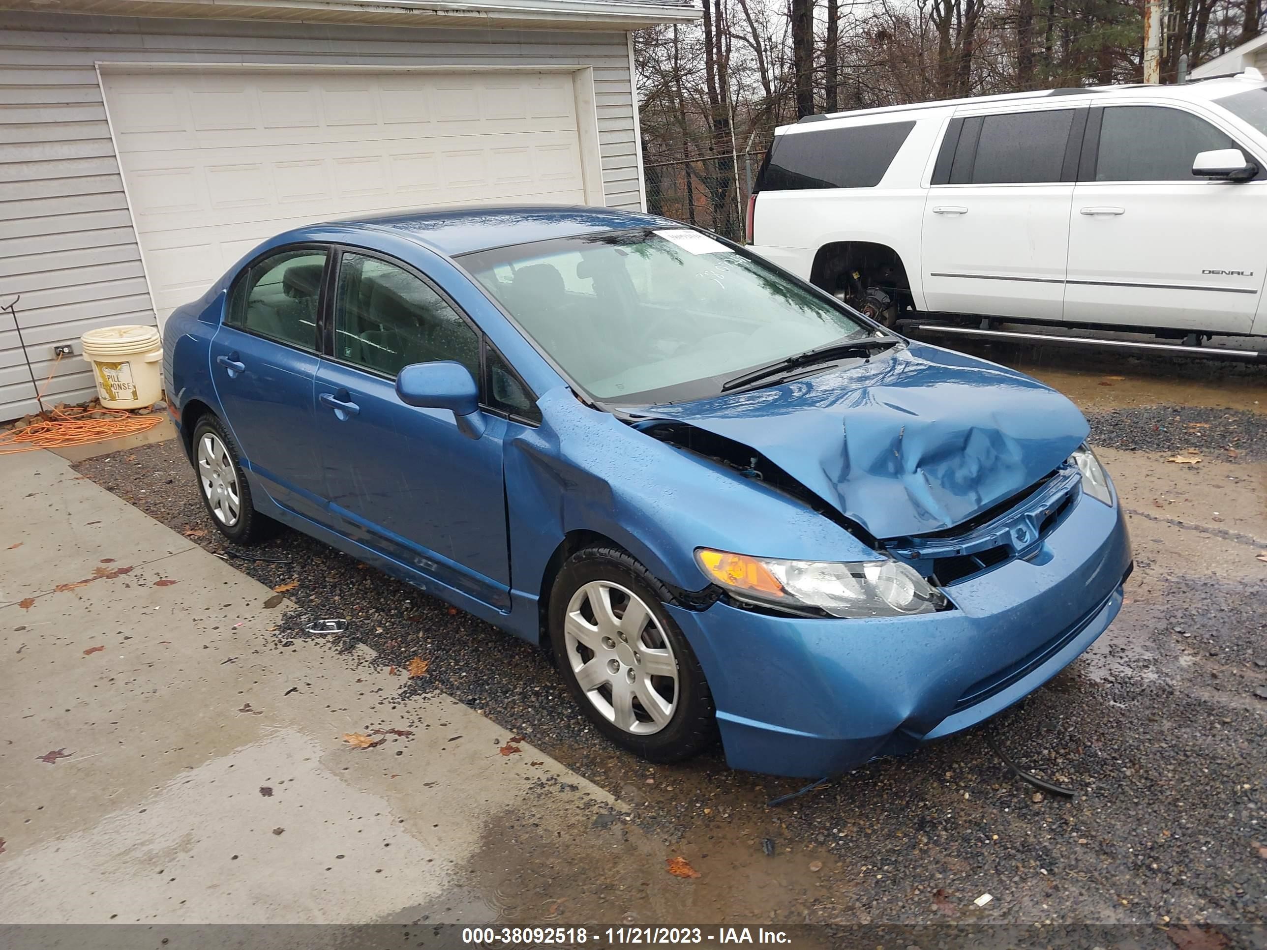 HONDA CIVIC 2007 1hgfa16507l056143