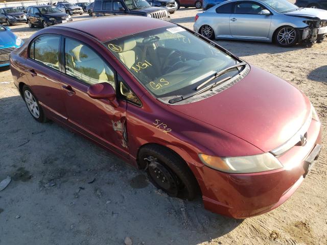 HONDA CIVIC LX 2007 1hgfa16507l069278