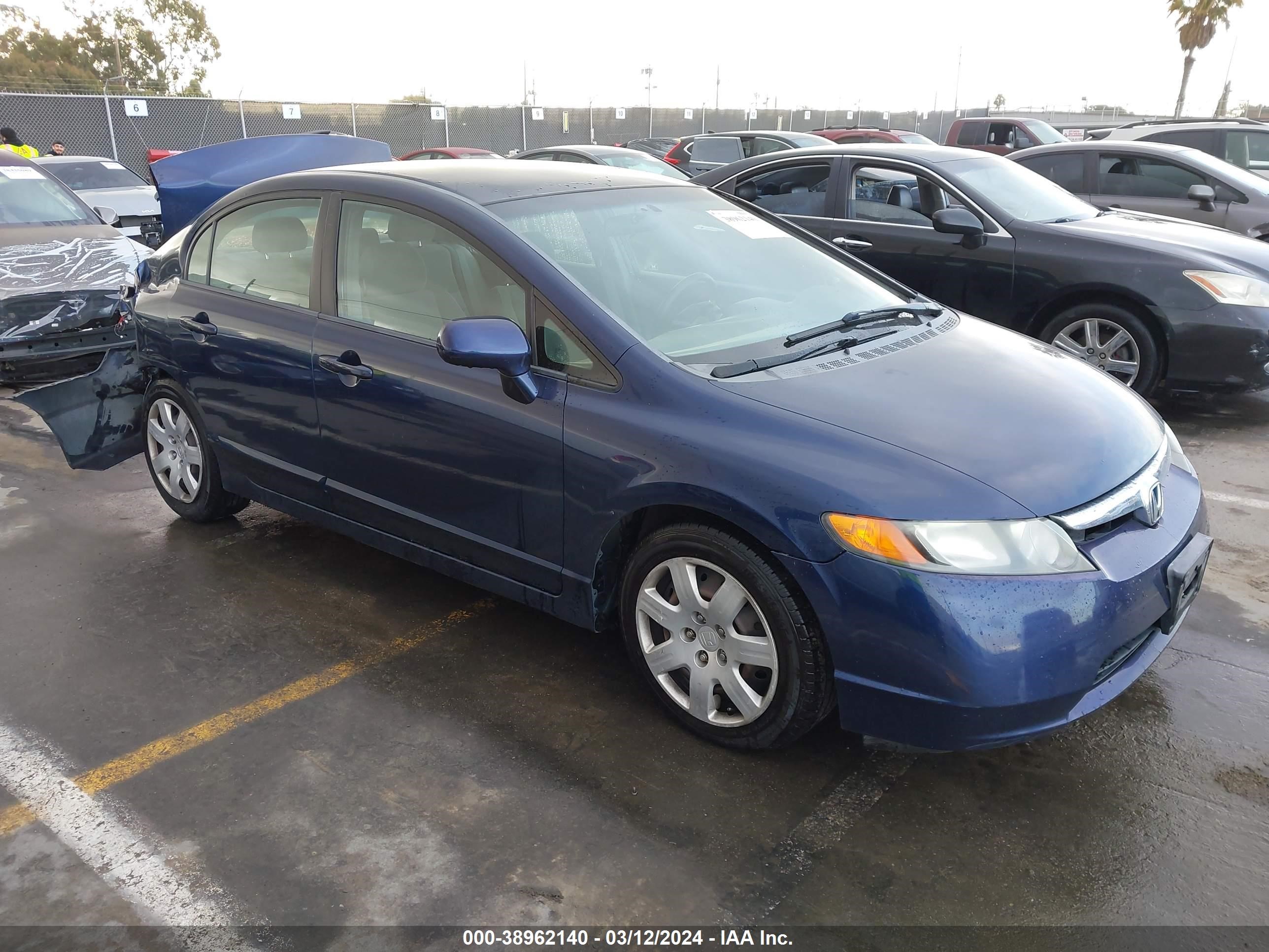 HONDA CIVIC 2008 1hgfa16508l051106