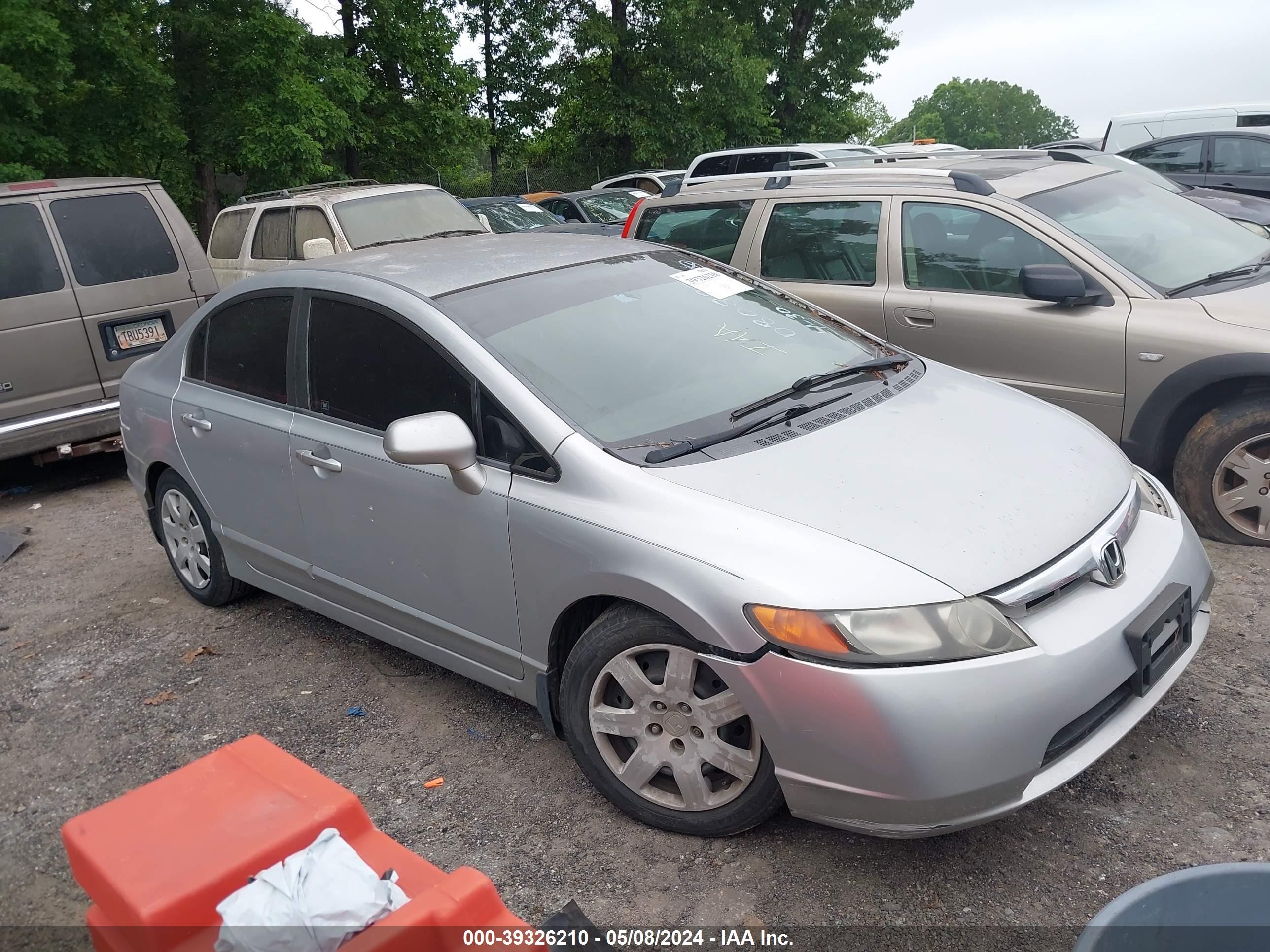 HONDA CIVIC 2008 1hgfa16508l080895