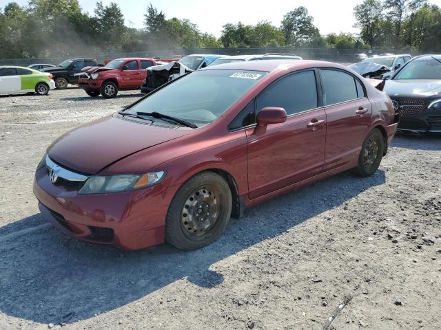 HONDA CIVIC LX 2009 1hgfa16509l006328