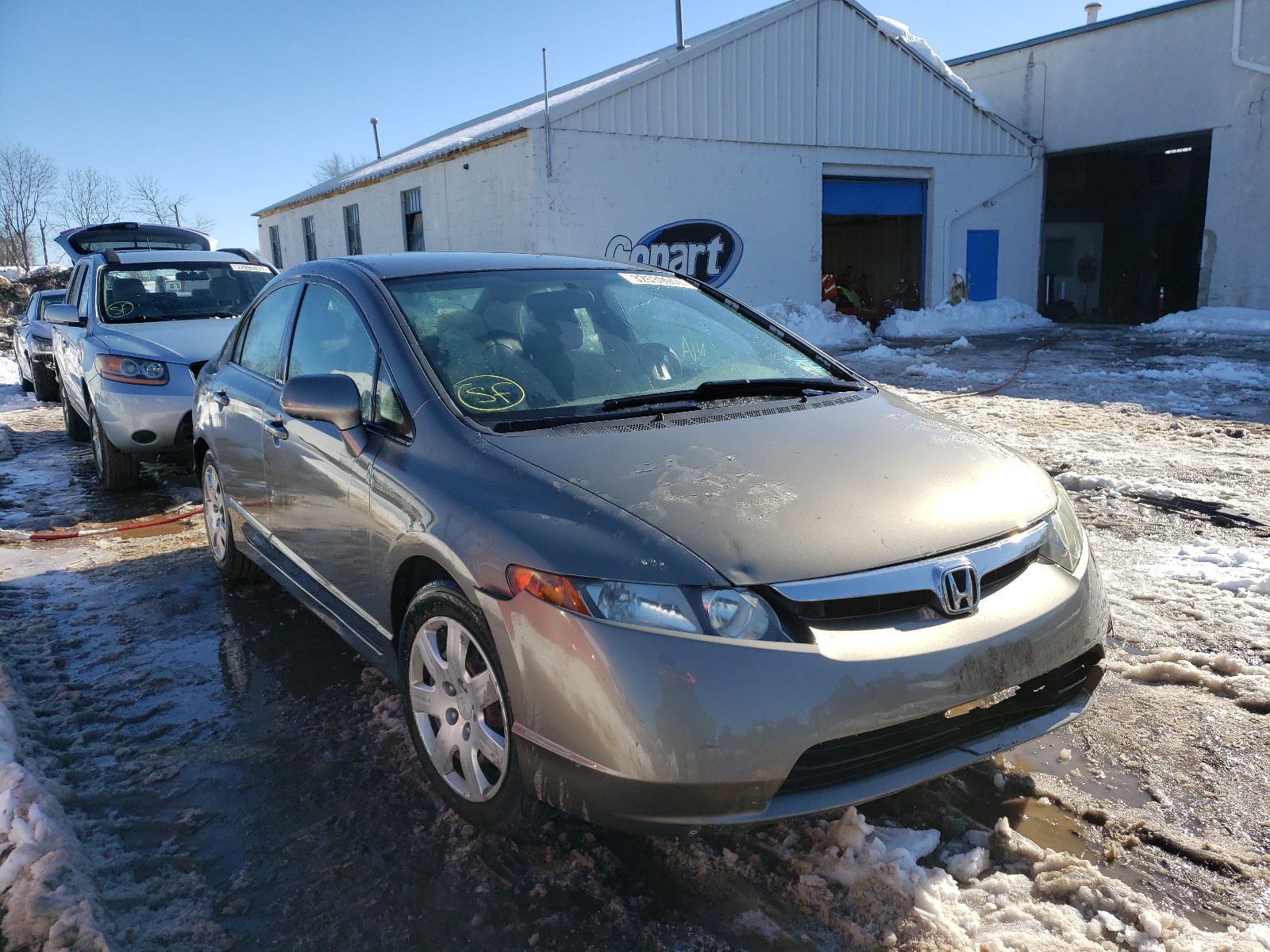 HONDA CIVIC LX 2007 1hgfa16517l079267