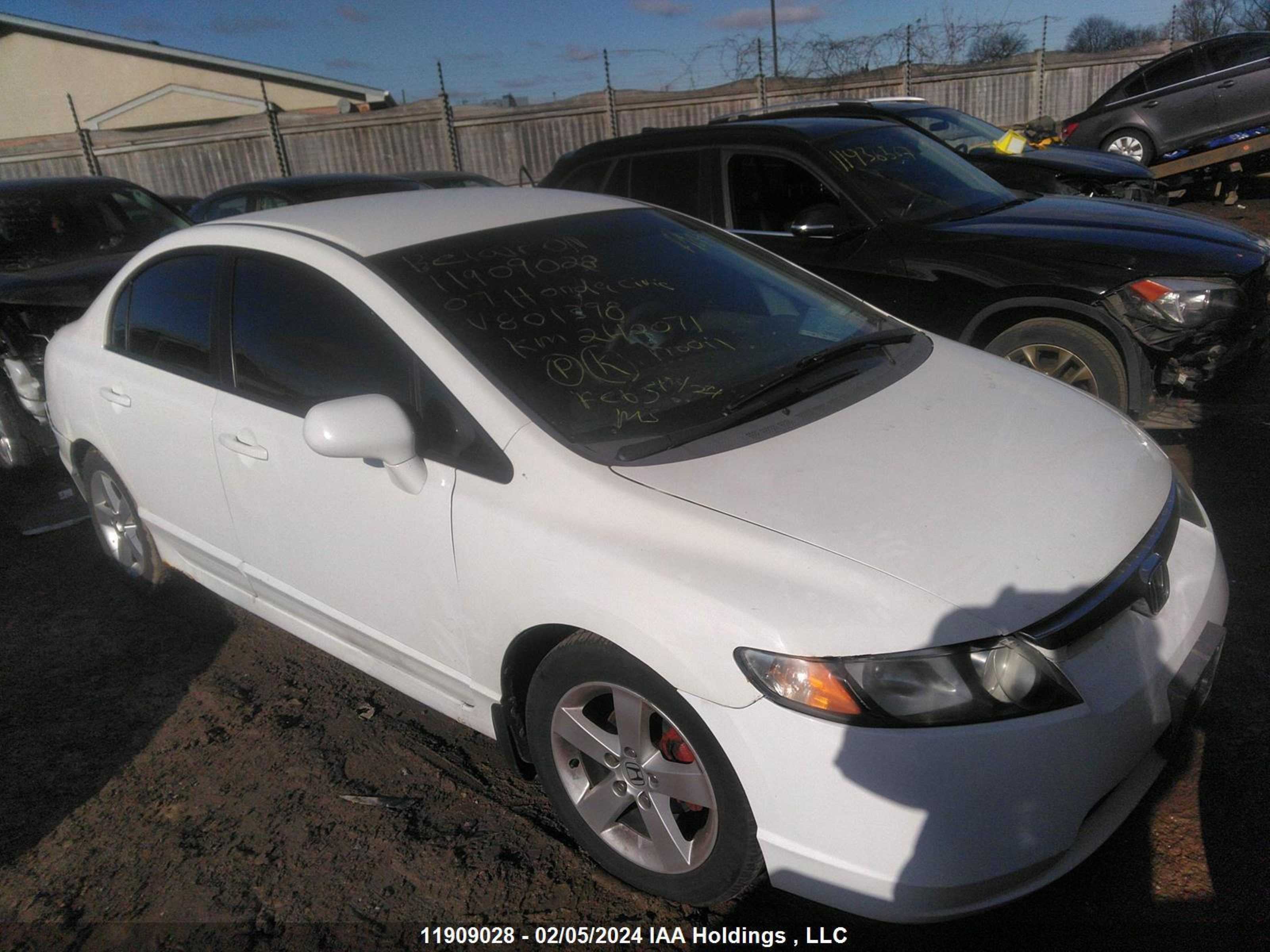 HONDA CIVIC 2007 1hgfa16517l801398