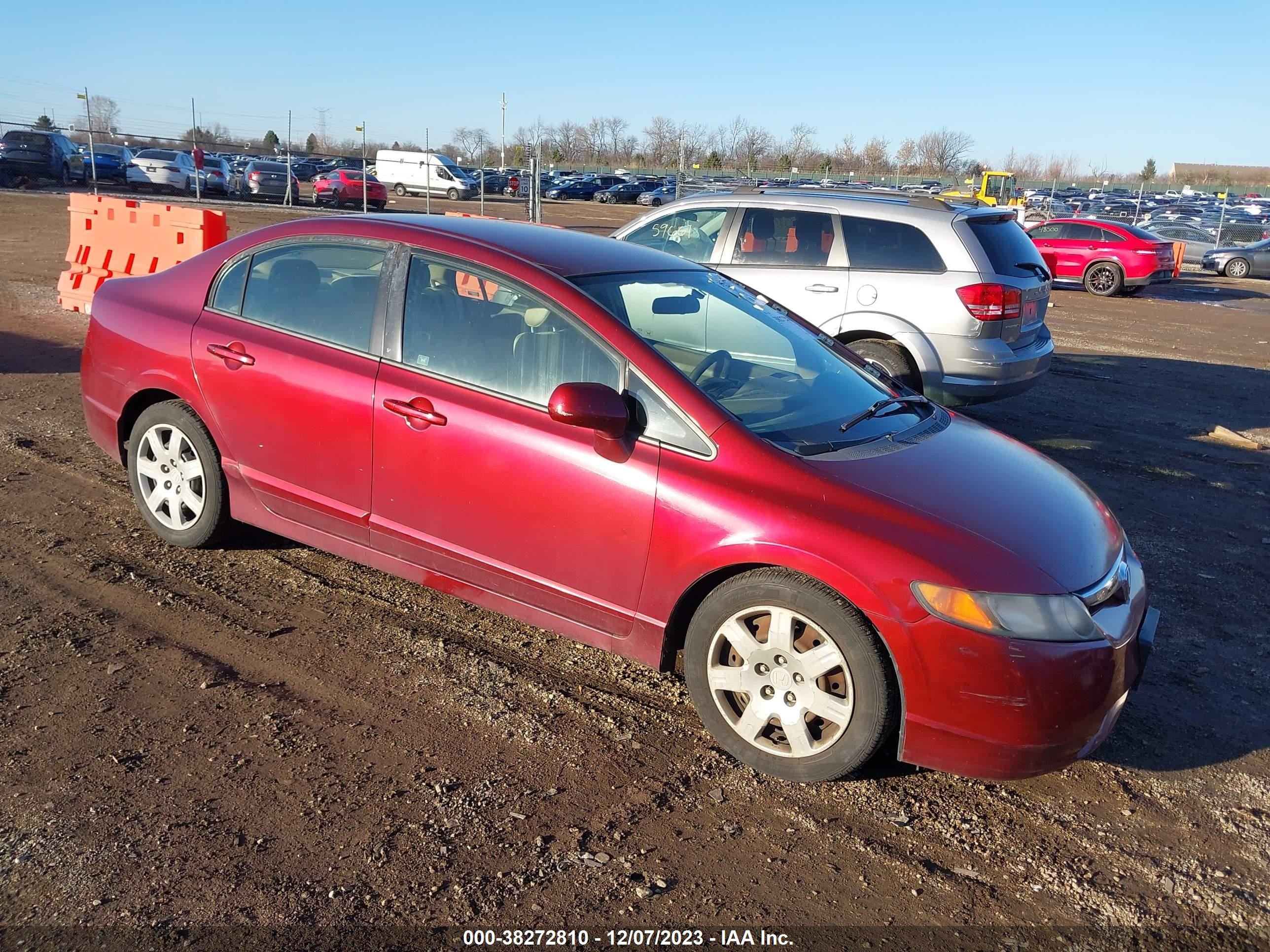 HONDA CIVIC 2008 1hgfa16518l081490