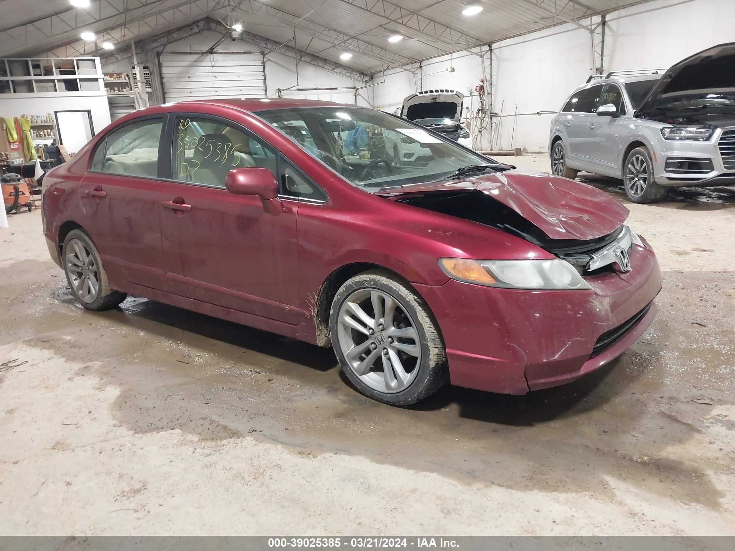 HONDA CIVIC 2007 1hgfa16527l033706