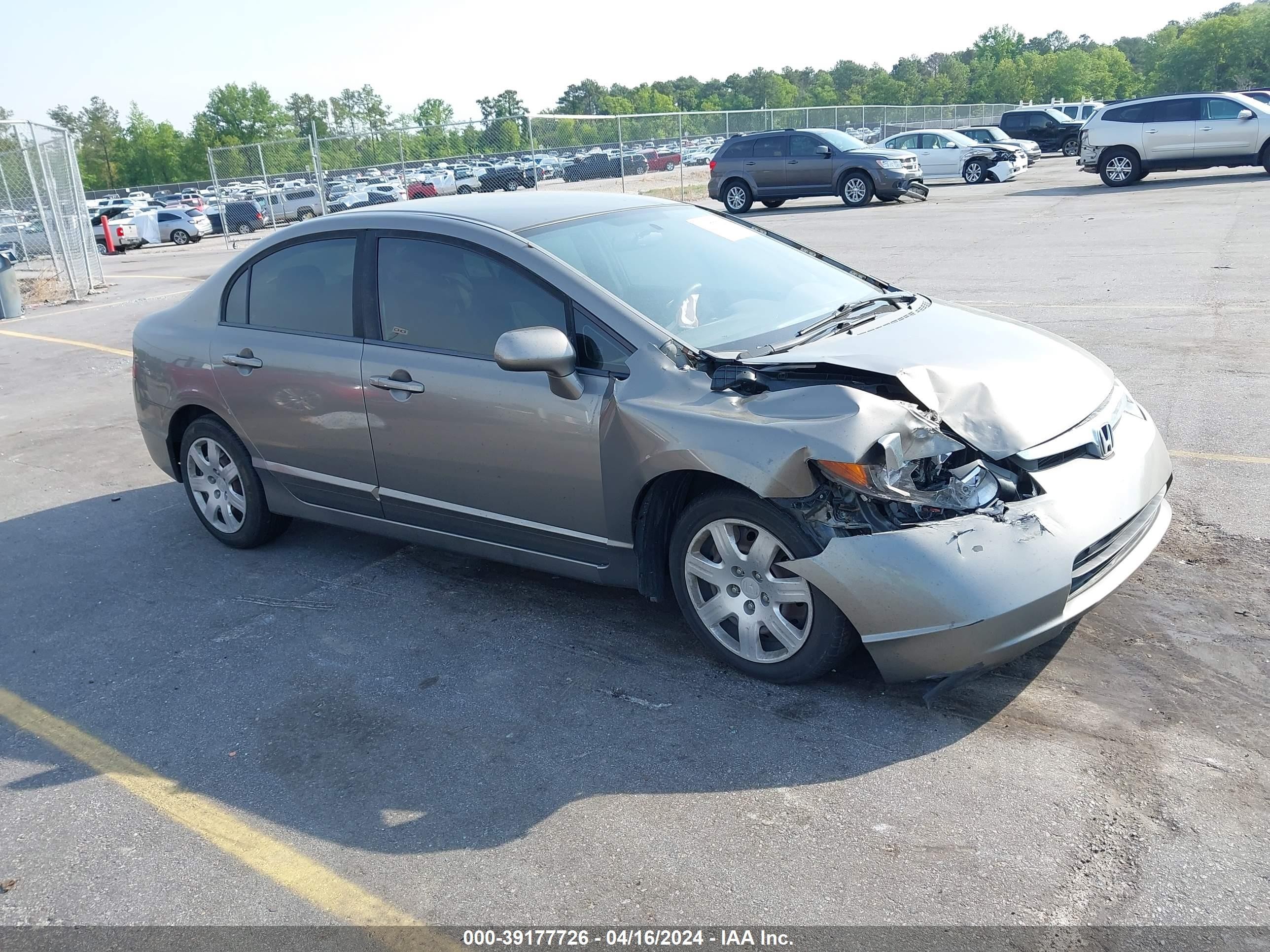 HONDA CIVIC 2008 1hgfa16528l002912