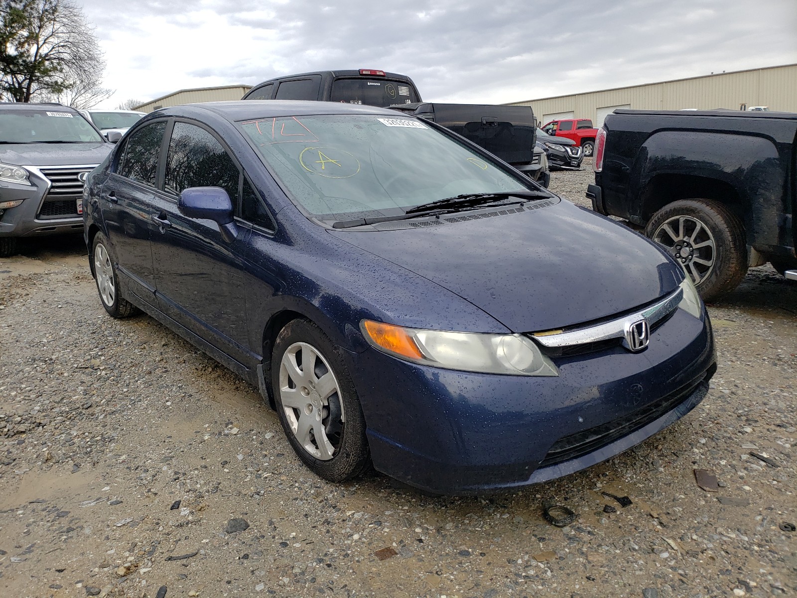 HONDA CIVIC LX 2008 1hgfa16528l086696