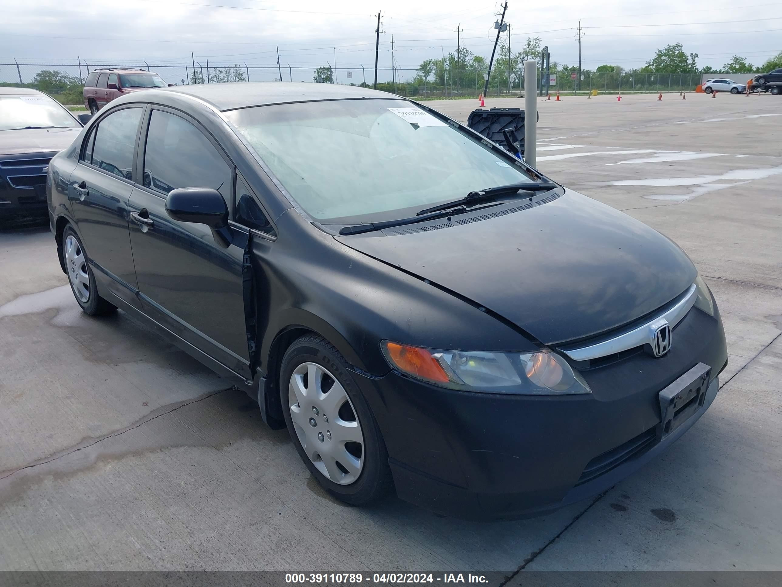 HONDA CIVIC 2007 1hgfa16537l076855